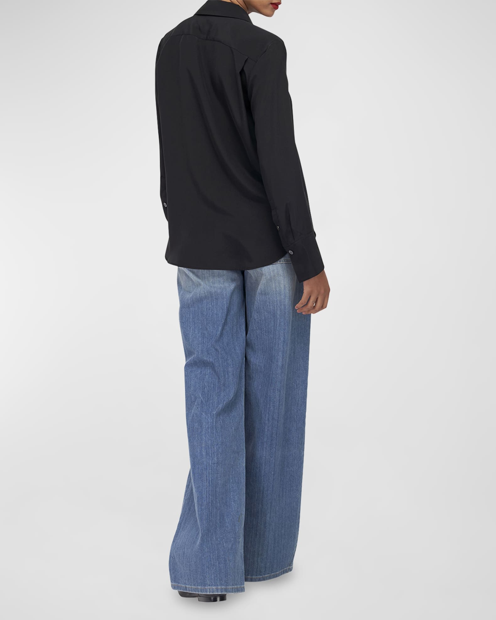 Equipment Essential Long-Sleeve Silk Shirt | Neiman Marcus