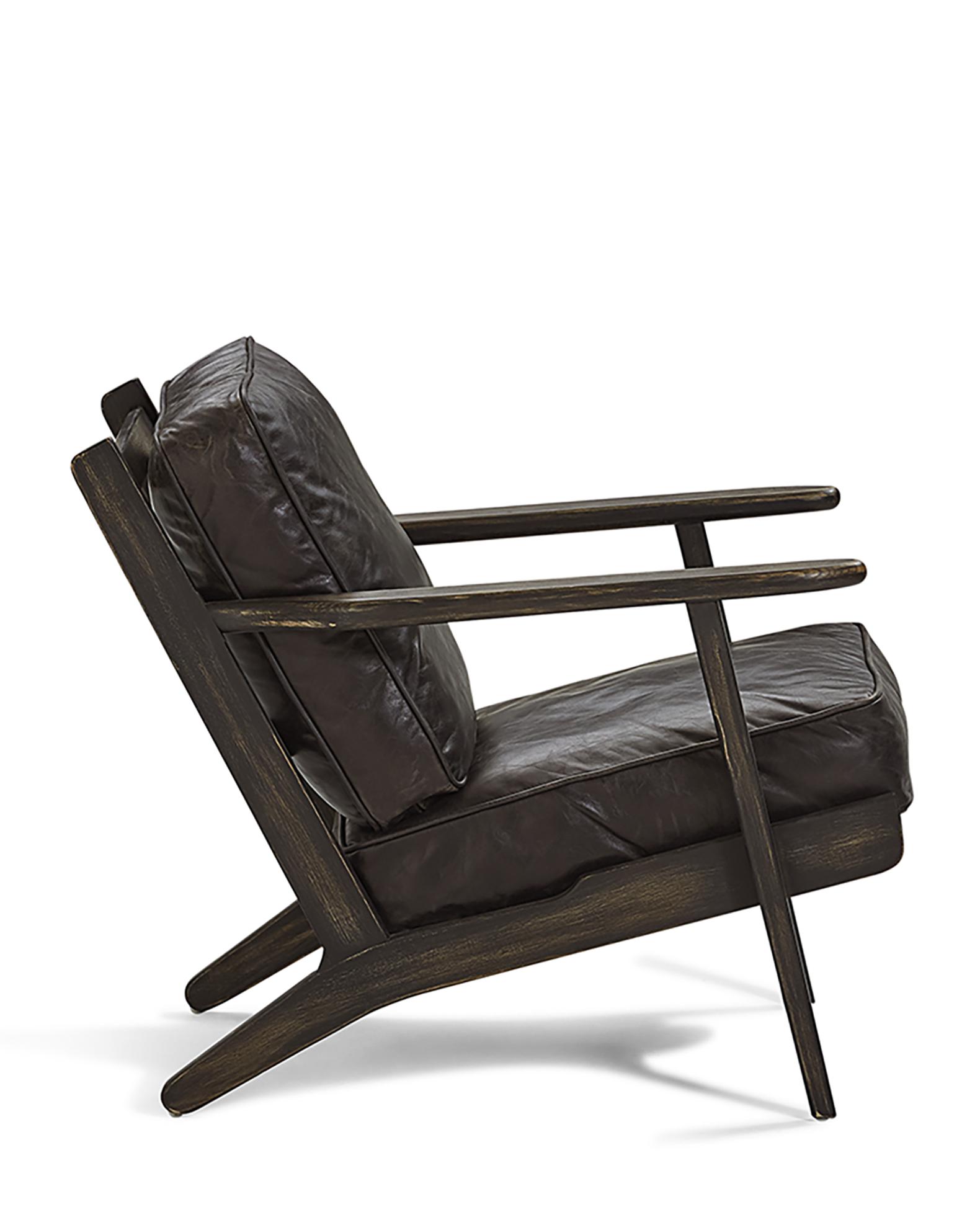 Four Hands Brooks Leather Lounge Chair | Neiman Marcus