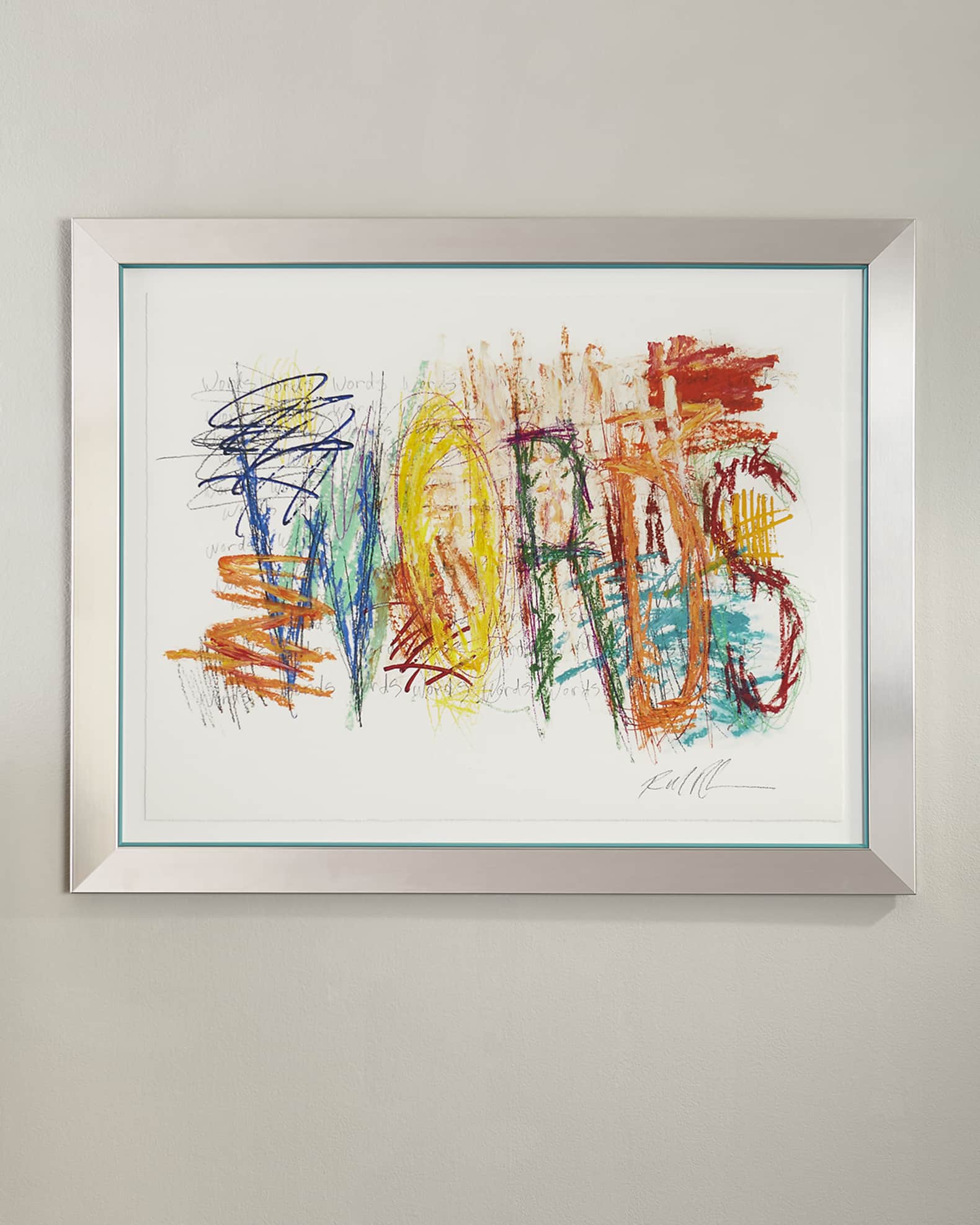 "Mark My Word 4" Giclee on Paper Wall Art 0