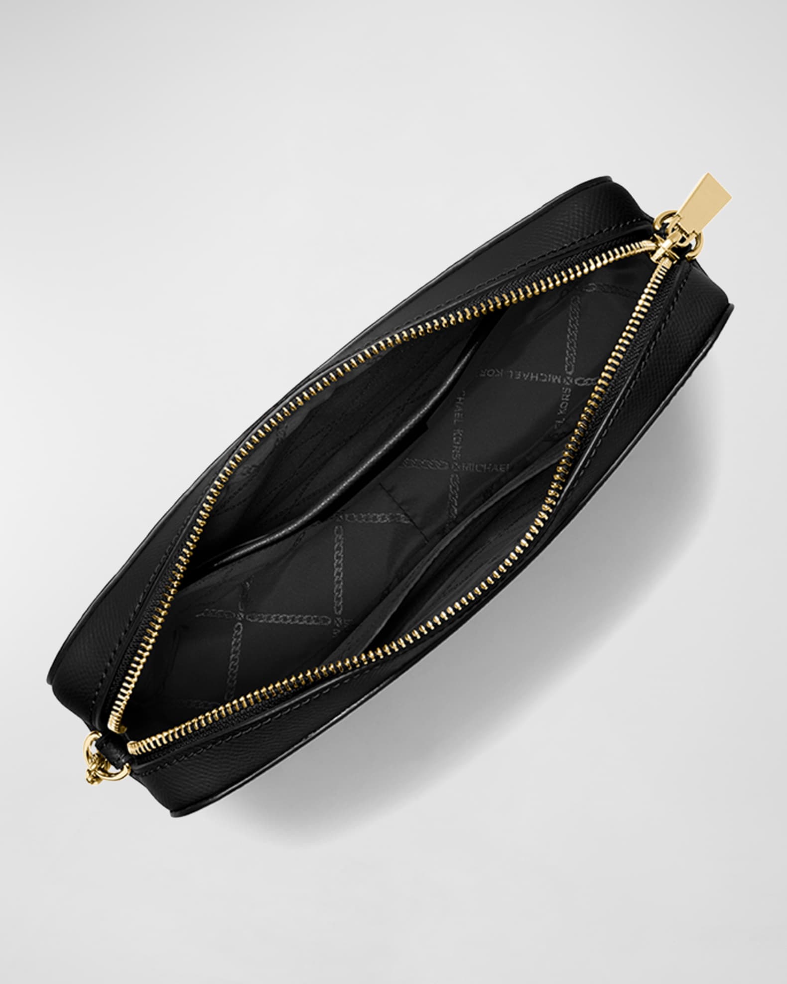 Jet set travel large metallic leather crossbody outlet