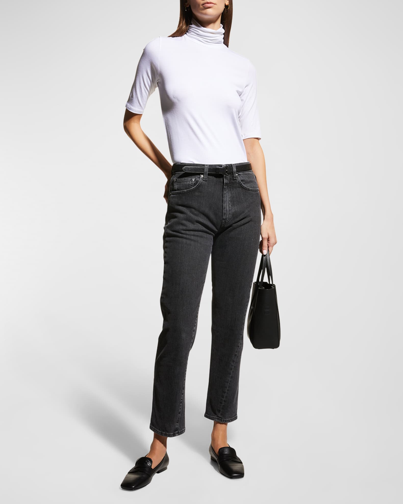 Turtleneck half sleeve cheap