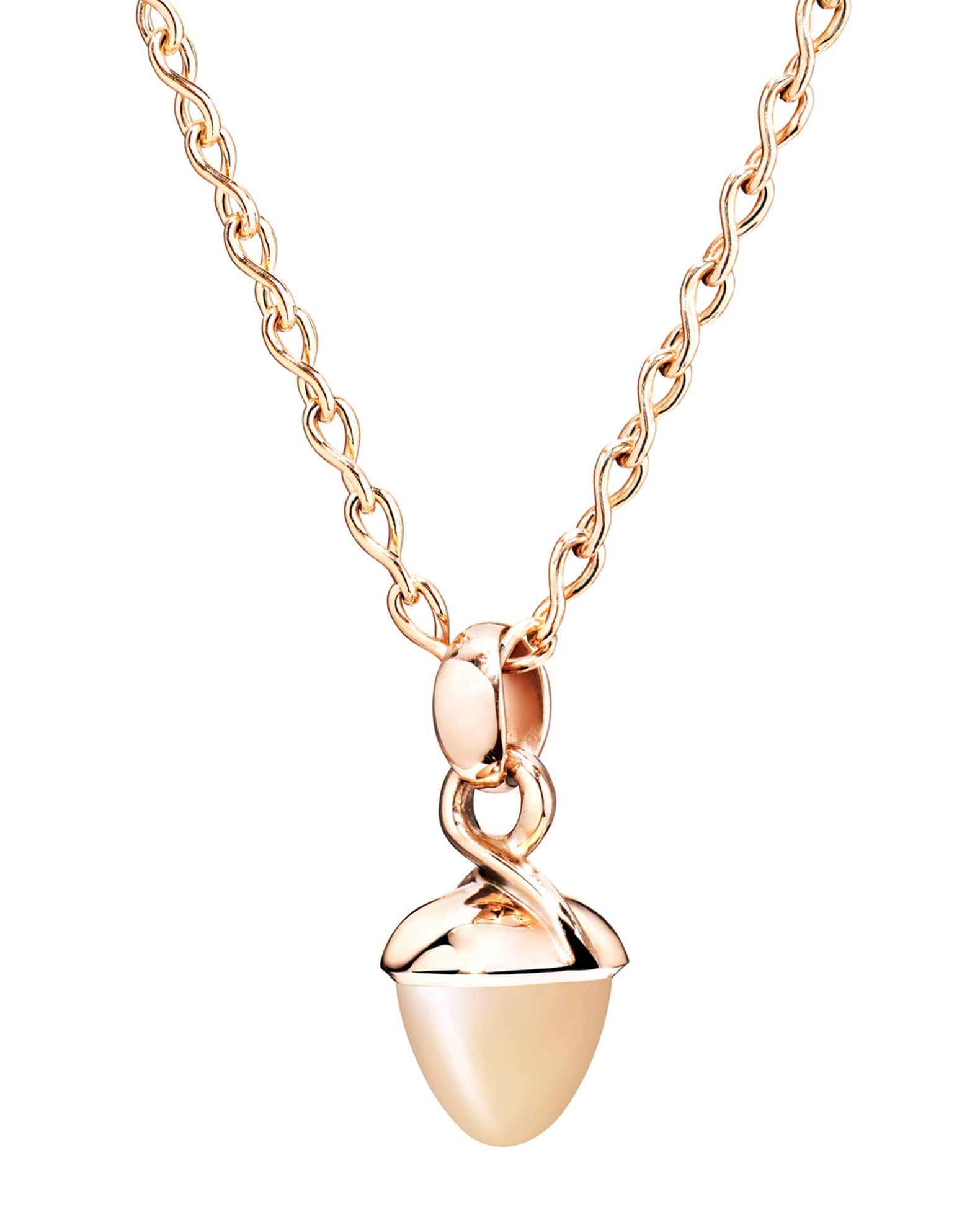 MIKADO 18k Rose Gold Sand Moonstone Pendant 0