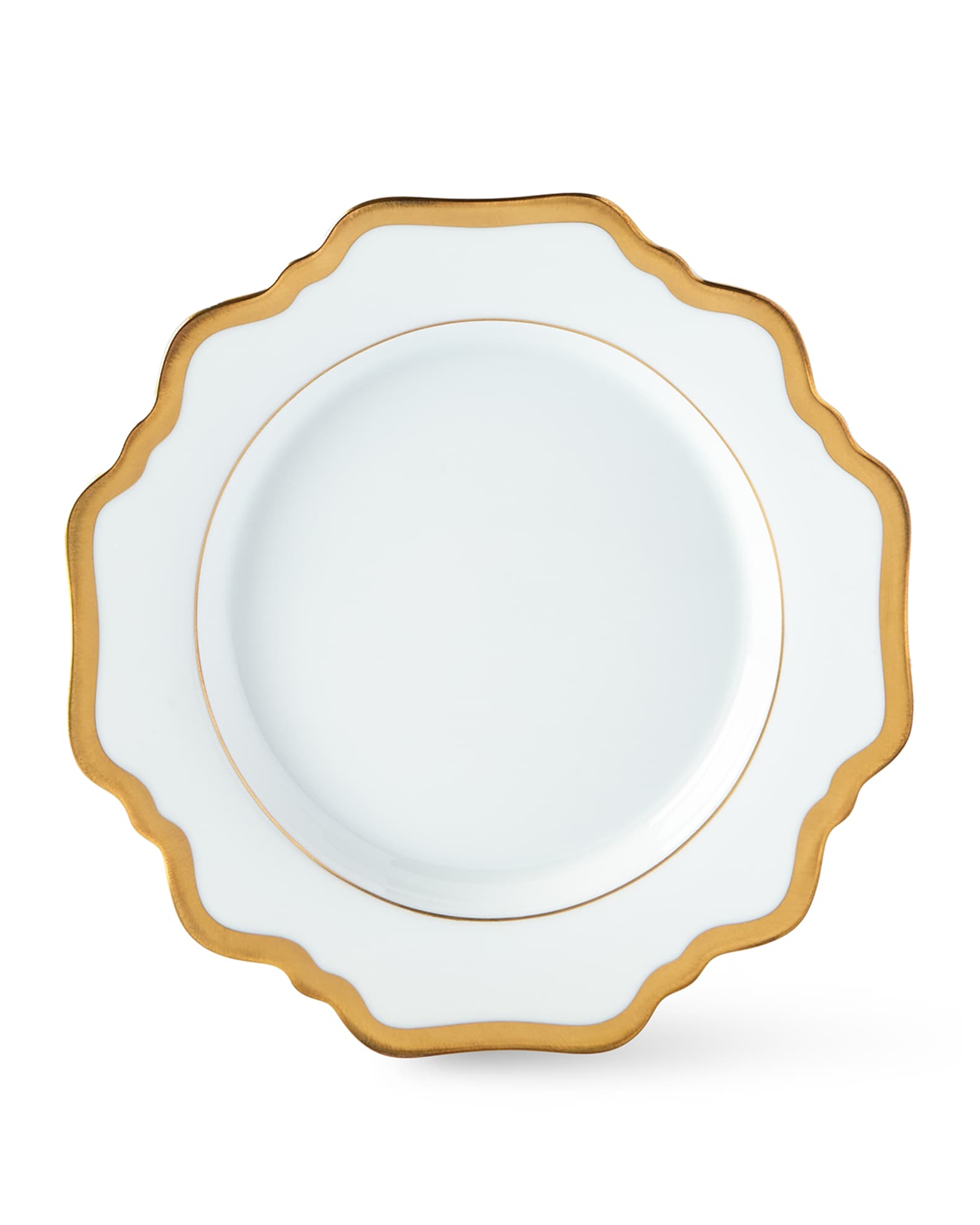 "Antique White with Gold" Bread & Butter Plate 0