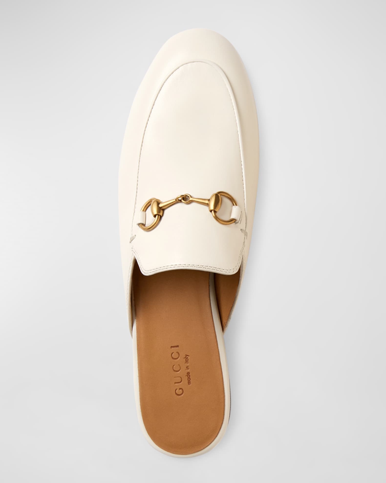 Leather slipper gucci deals