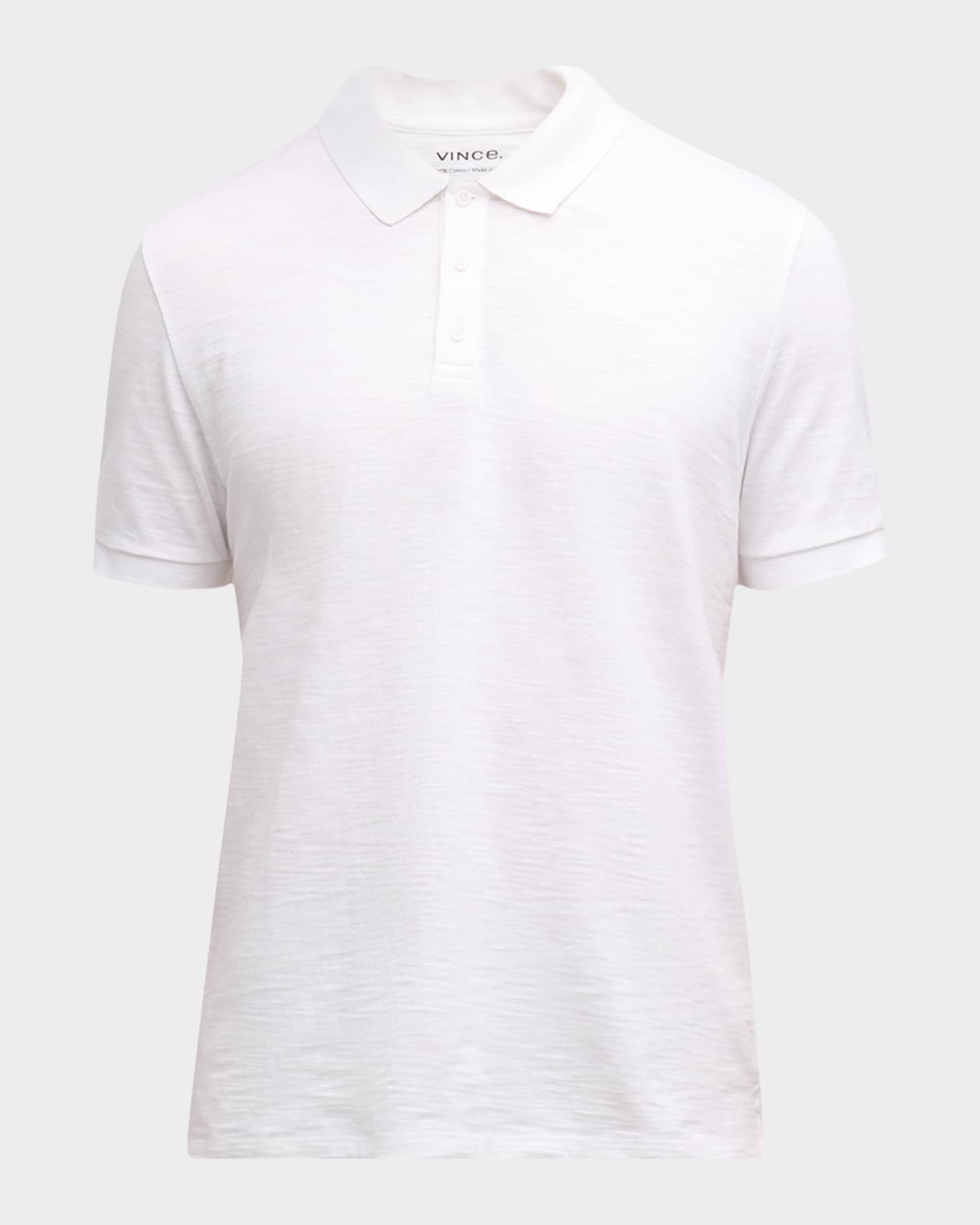 Vince slub polo discount