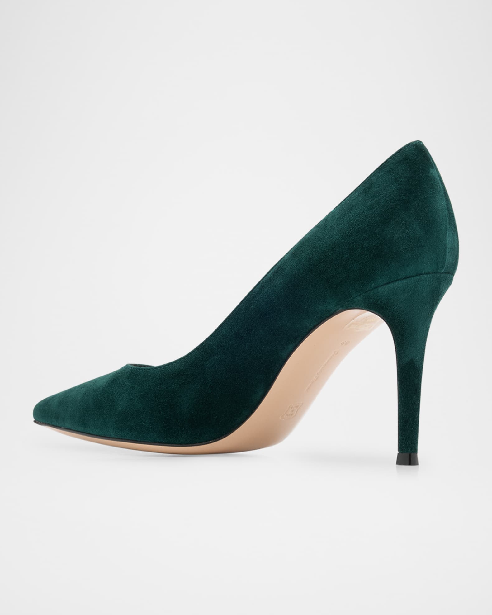 靴 GianvitoRossi ELITE85 DenimStretchBlack GIANVITO ROSSI Gianvito 85 denim pumps | NET-A-PORTER