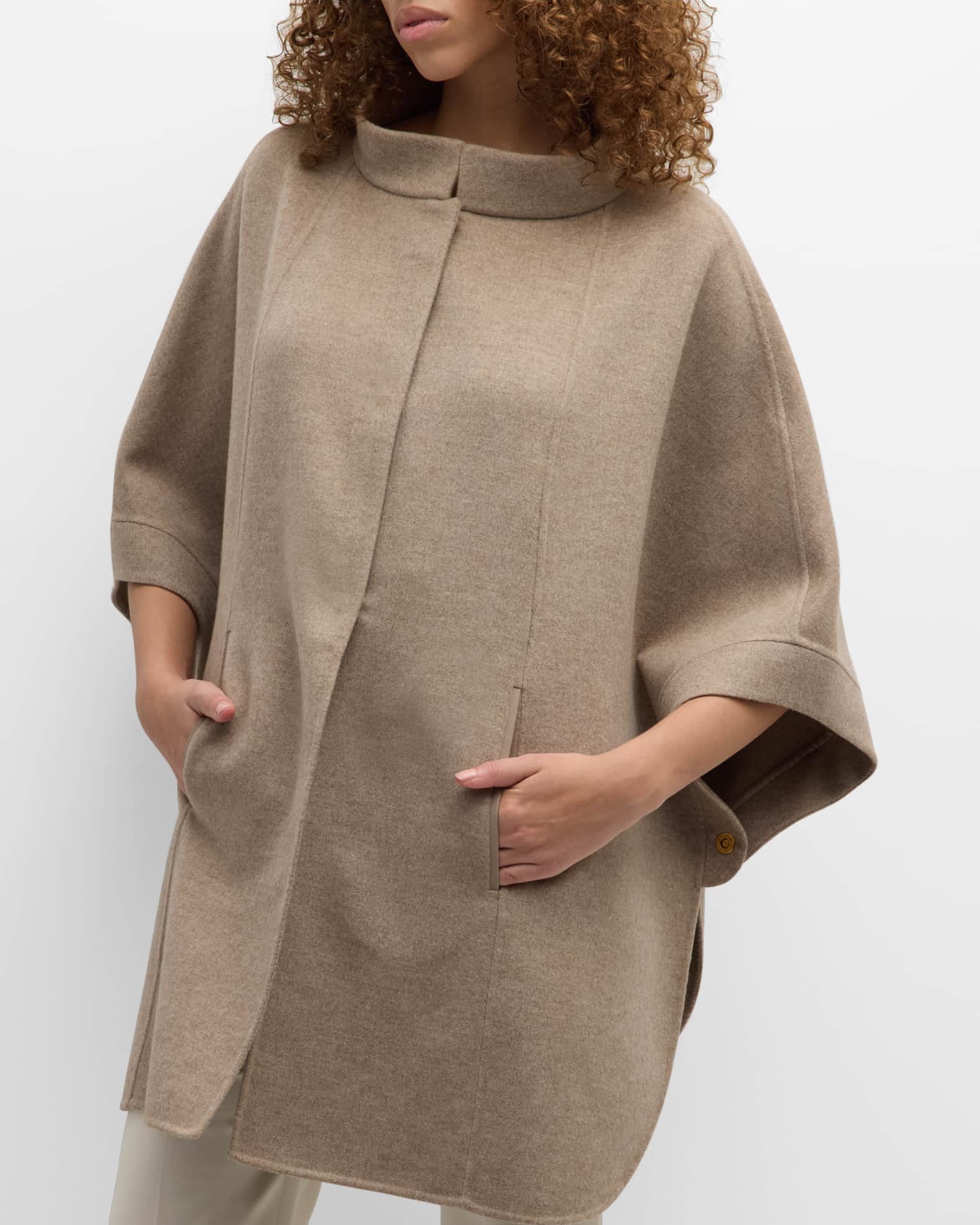 Loro Piana Salzburg Belted Cashmere Jacket - Naturale Brown