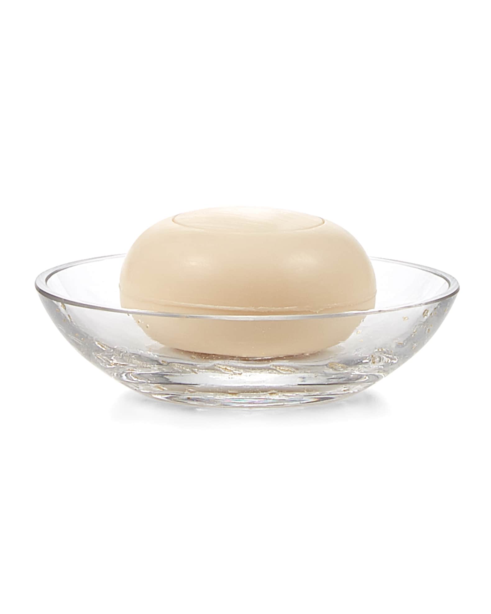 Labrazel Contessa Clear Glass Soap Dish Neiman Marcus