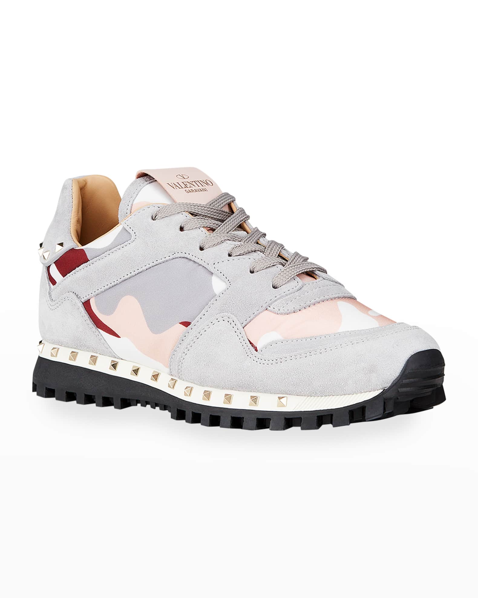 Valentino camo trainers womens