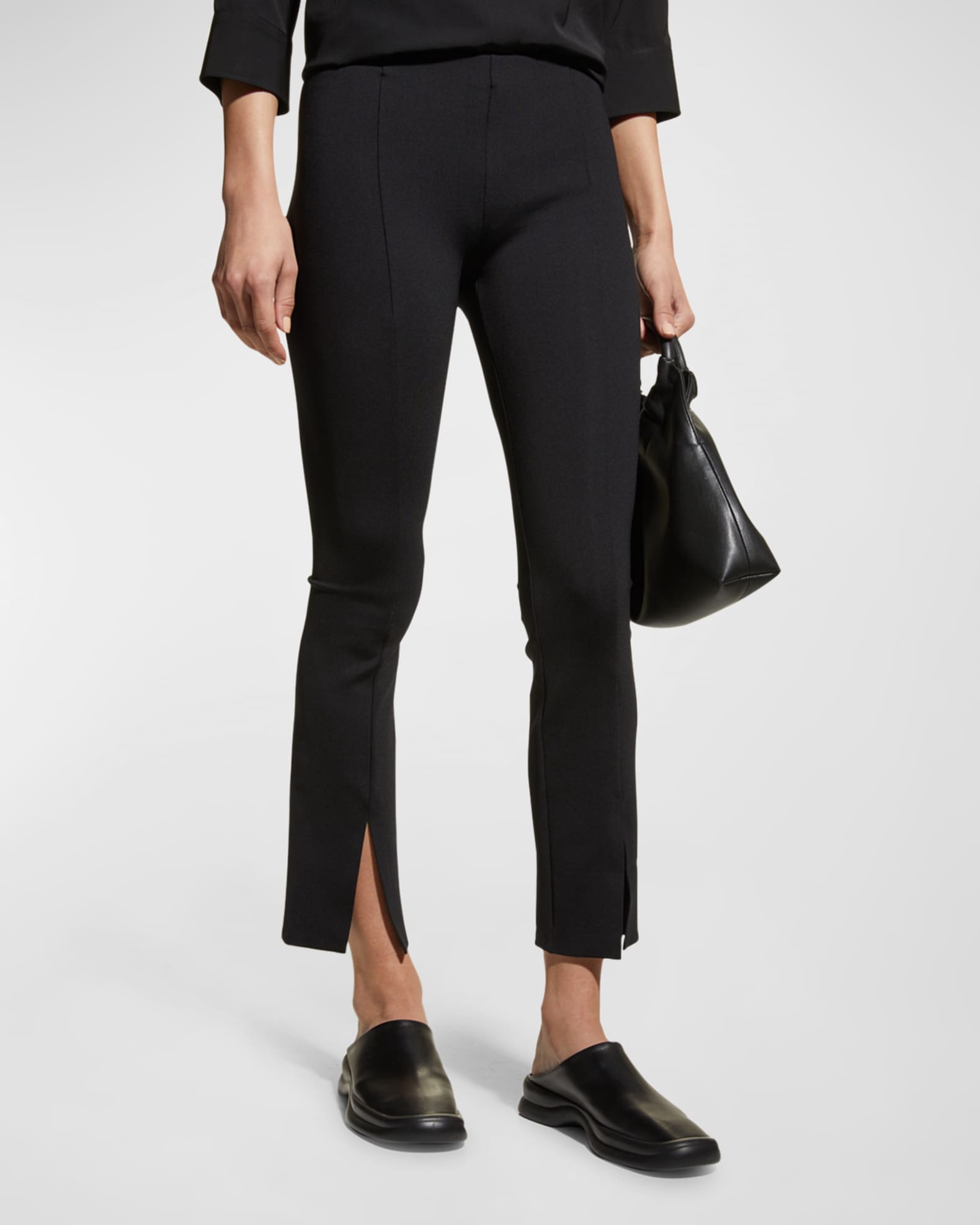 Skinny pants with slits top
