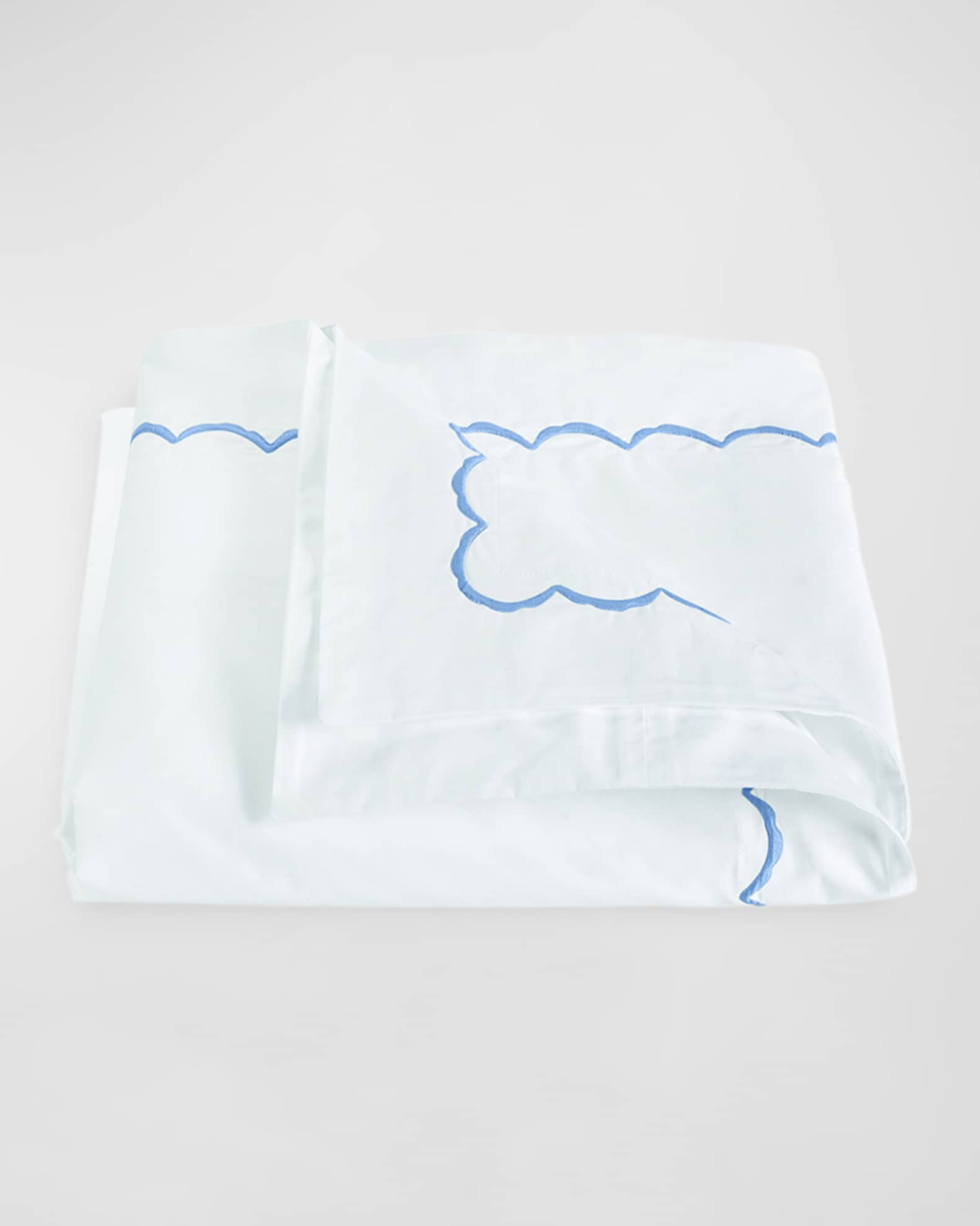 Scallops Embroidered Duvet Cover 0