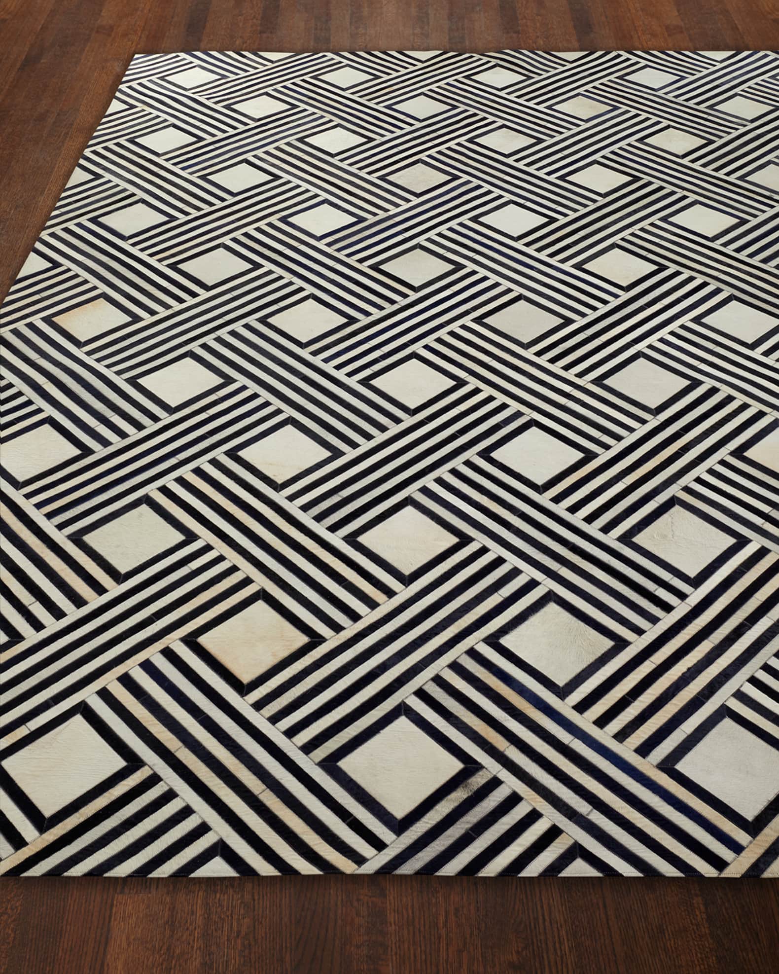 Garett Hairhide Rug, 5' x 8' 0