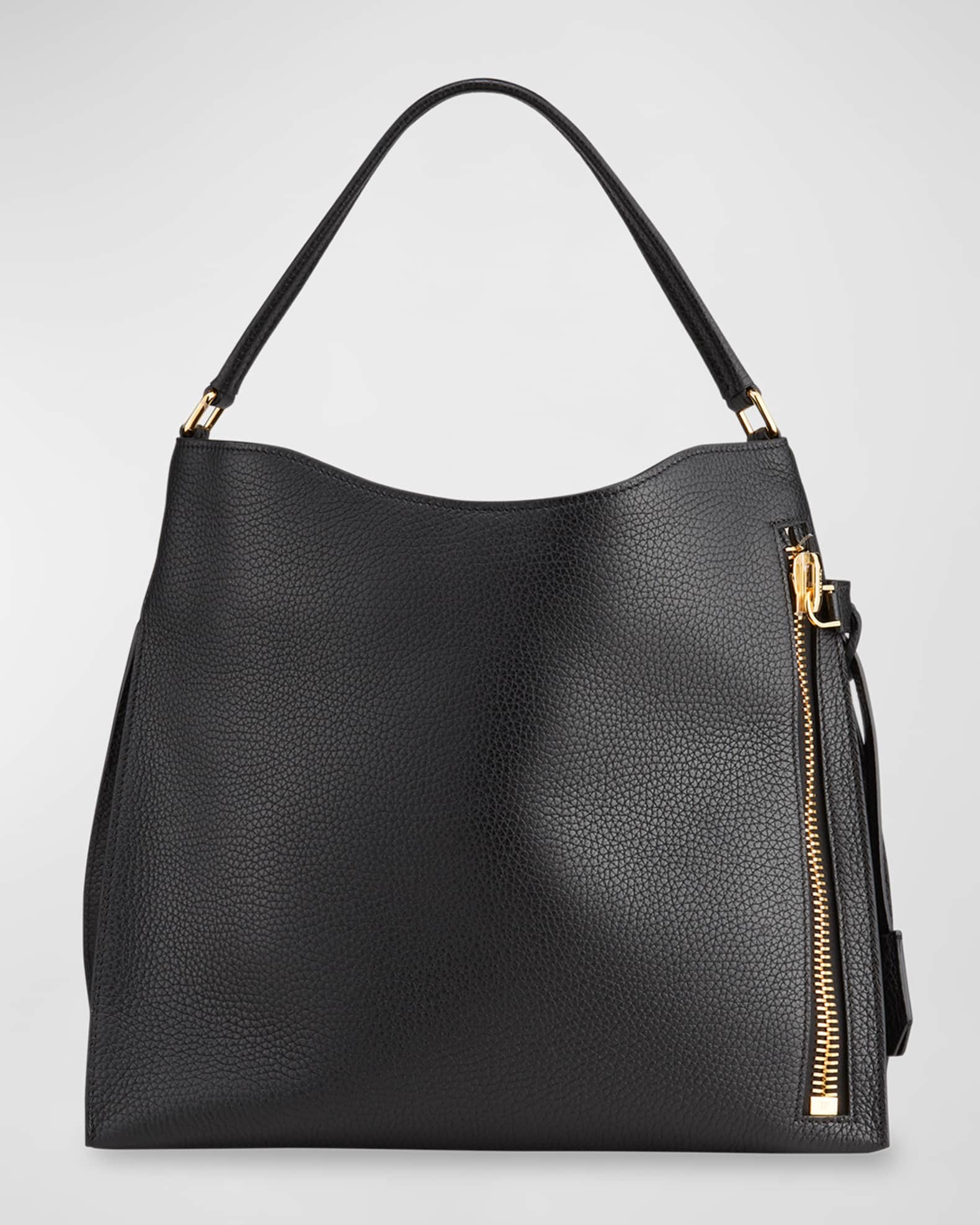 Alix Hobo Small in Grained Leather 0