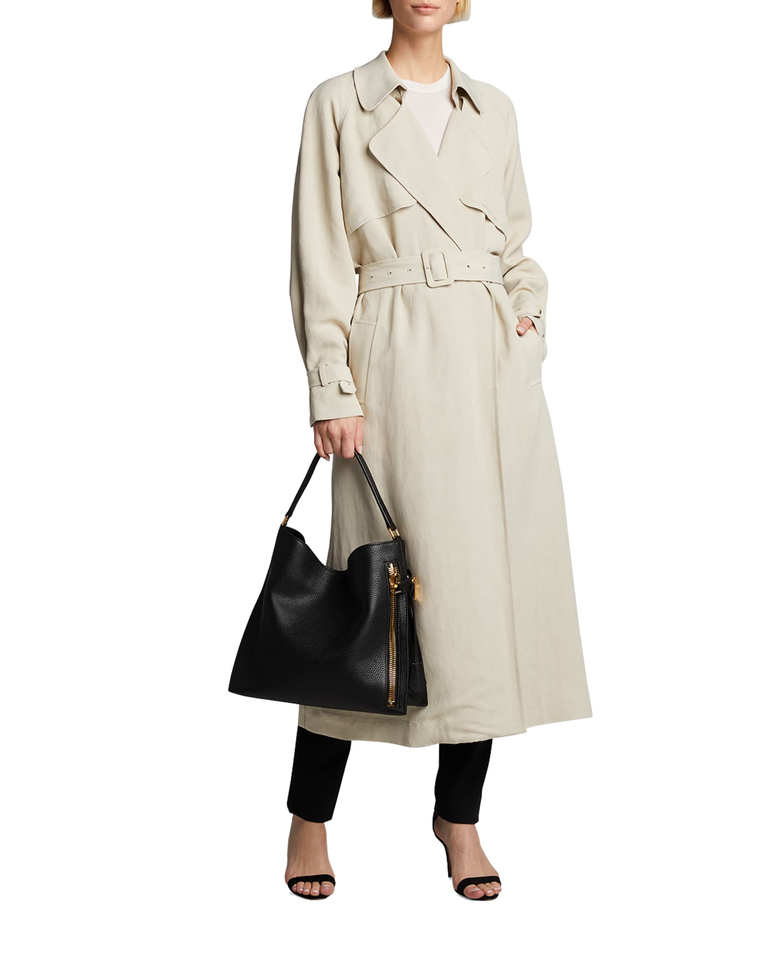 トムフォード Alix Hobo Small in Grained Leather TOM FORD Alix Hobo Small in Grained Leather | Neiman Marcus