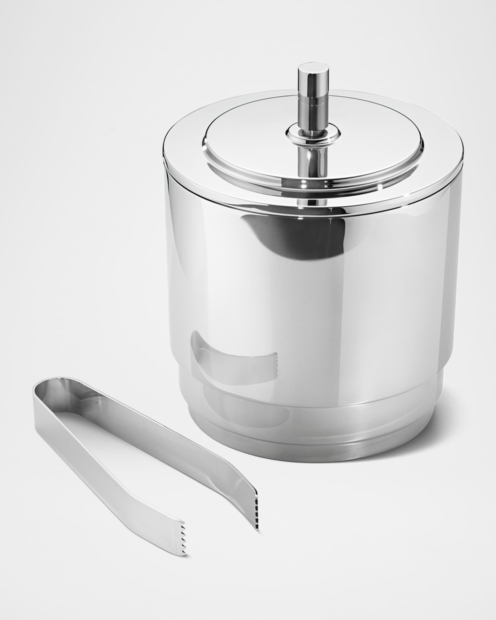 Manhattan Ice Bucket w/ Tongs