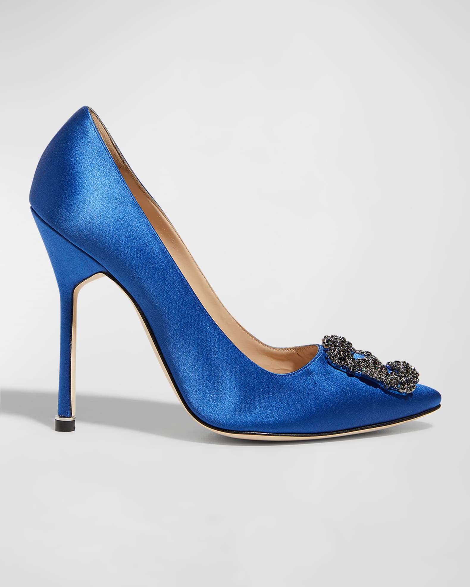 Manolo blahnik hangisi 15mm satin pump cheap