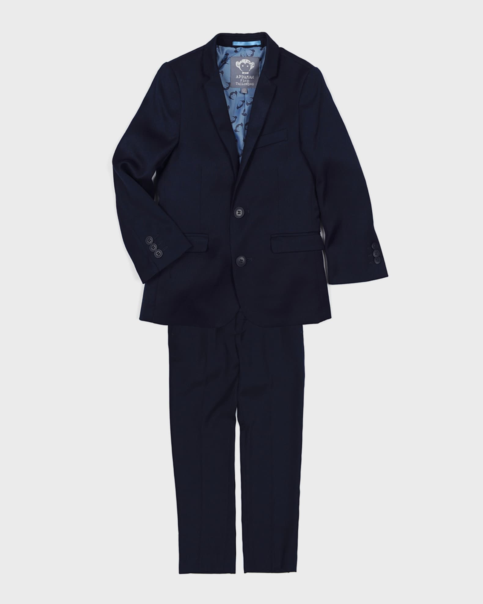 Boys' Two-Piece Mod Suit, Navy, Size 16 0