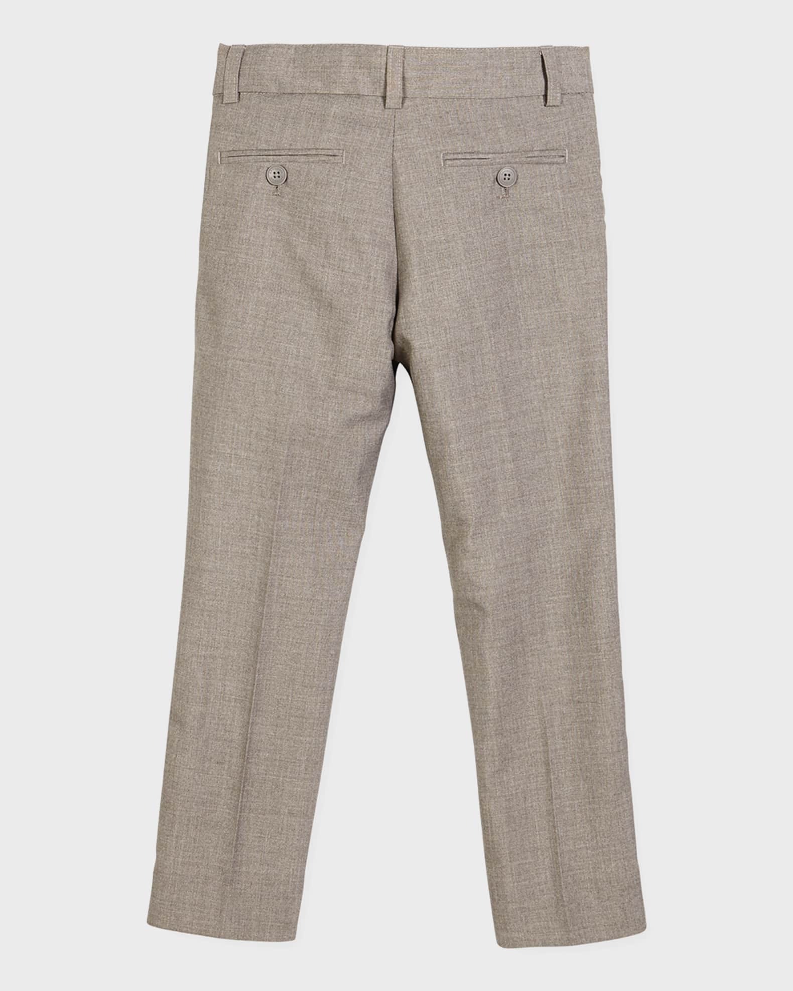Slim Suit Pants, Light Gray, Size 2-14 1
