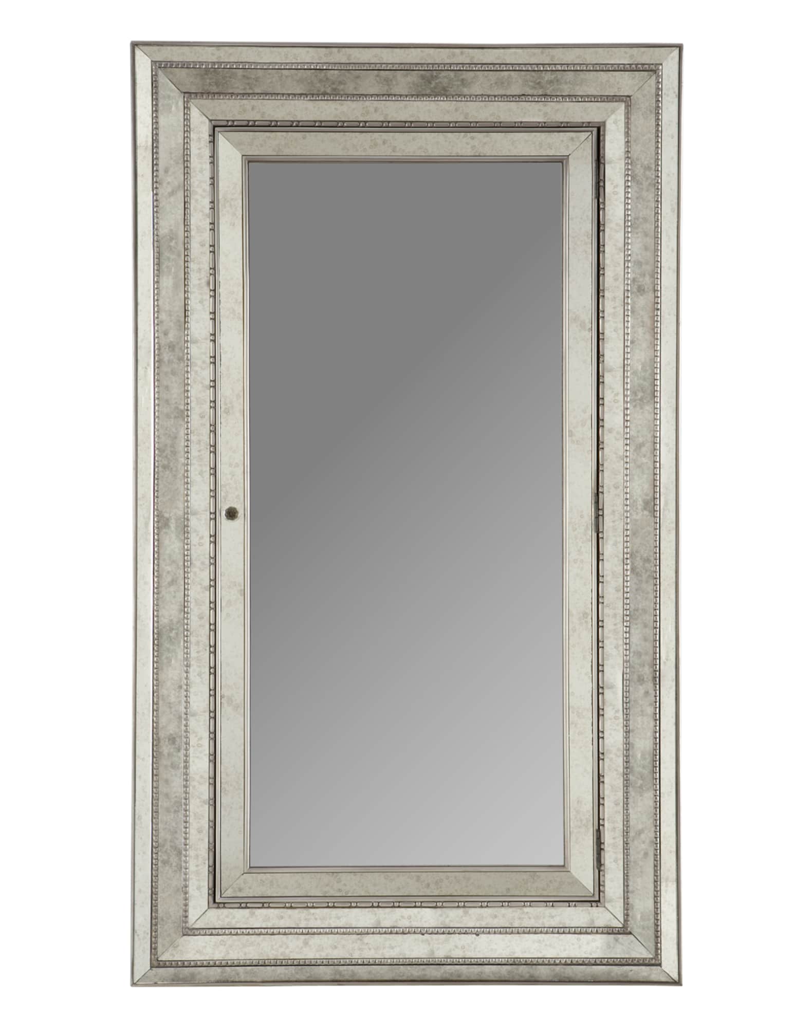 Hooker Furniture Glam Floor Mirror With Jewelry Armoire Storage 82