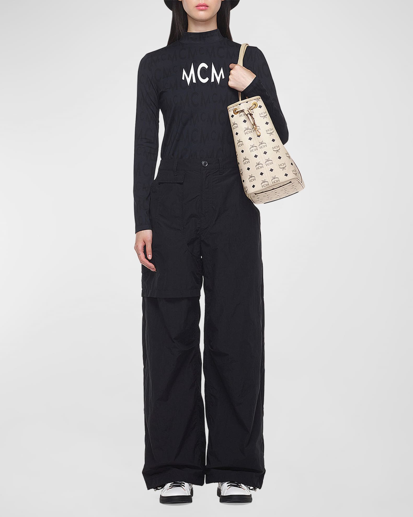 Liz Reversible Medium Visetos Tote Bag