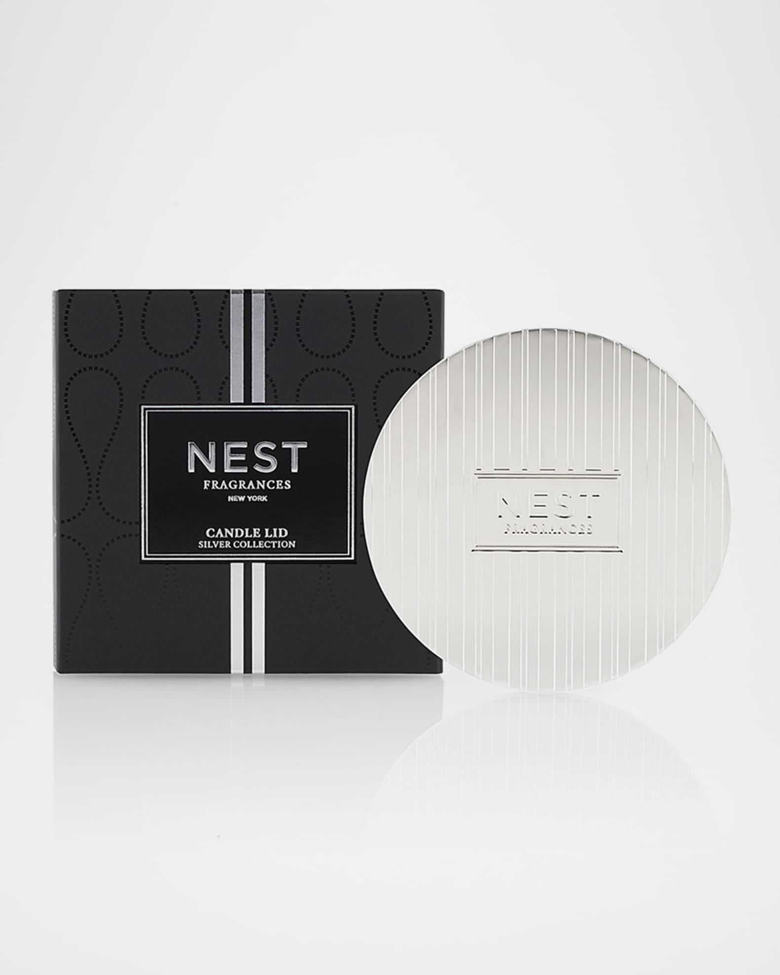 Silver Classic Candle Lid 0