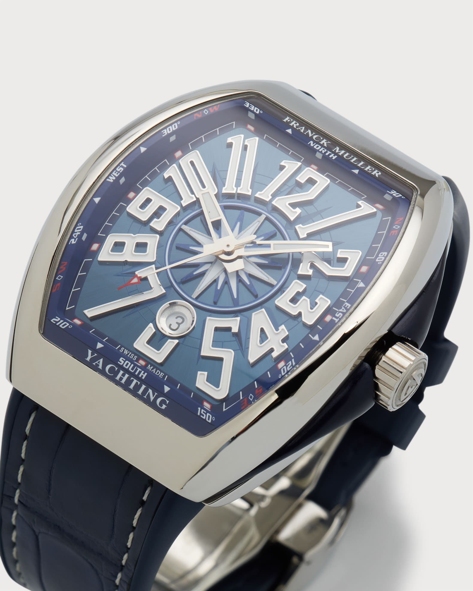 Franck Muller Men's Stainless Steel Vanguard Yacht Watch with