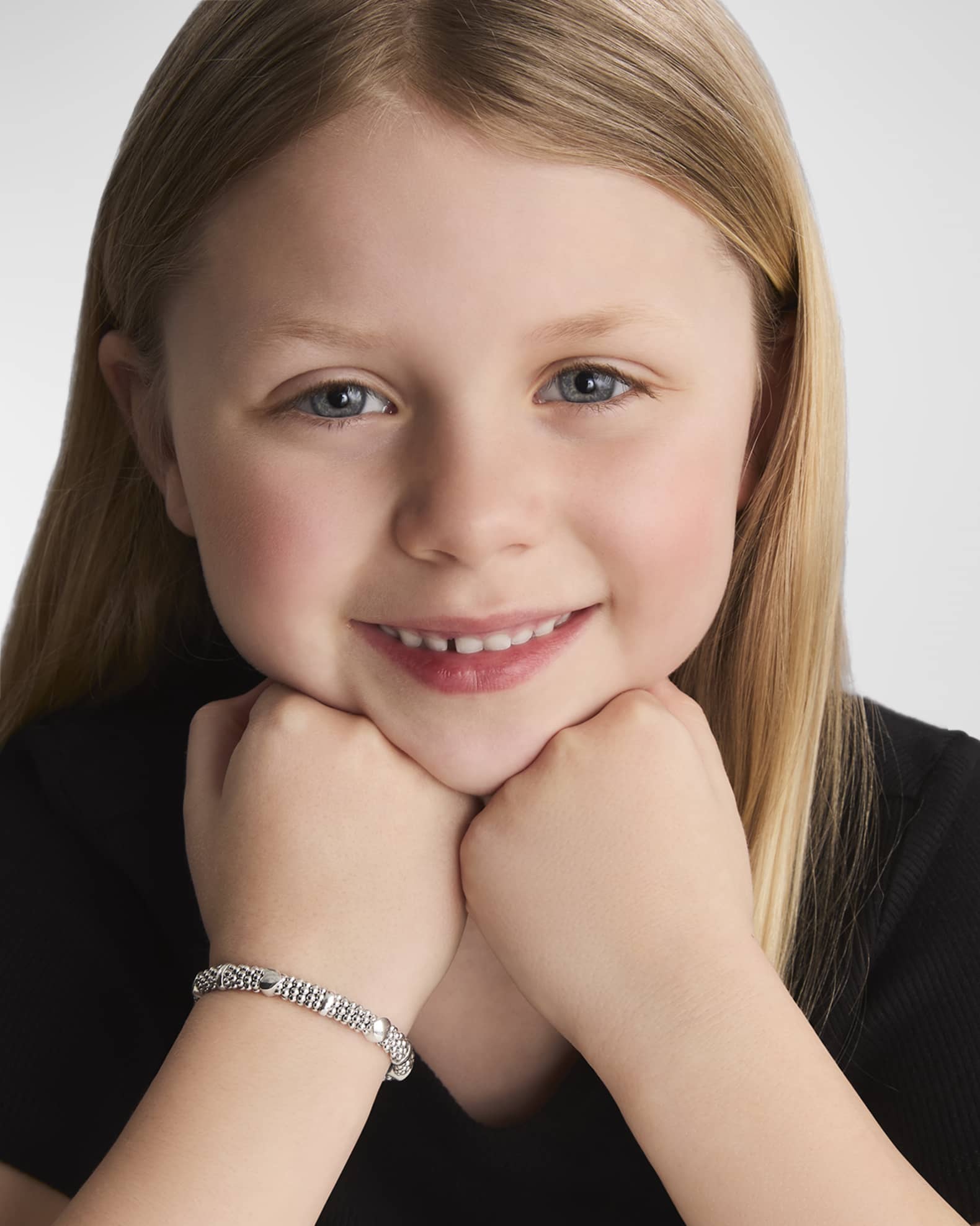 Child's 6mm Kinder Sterling Silver Bracelet 1
