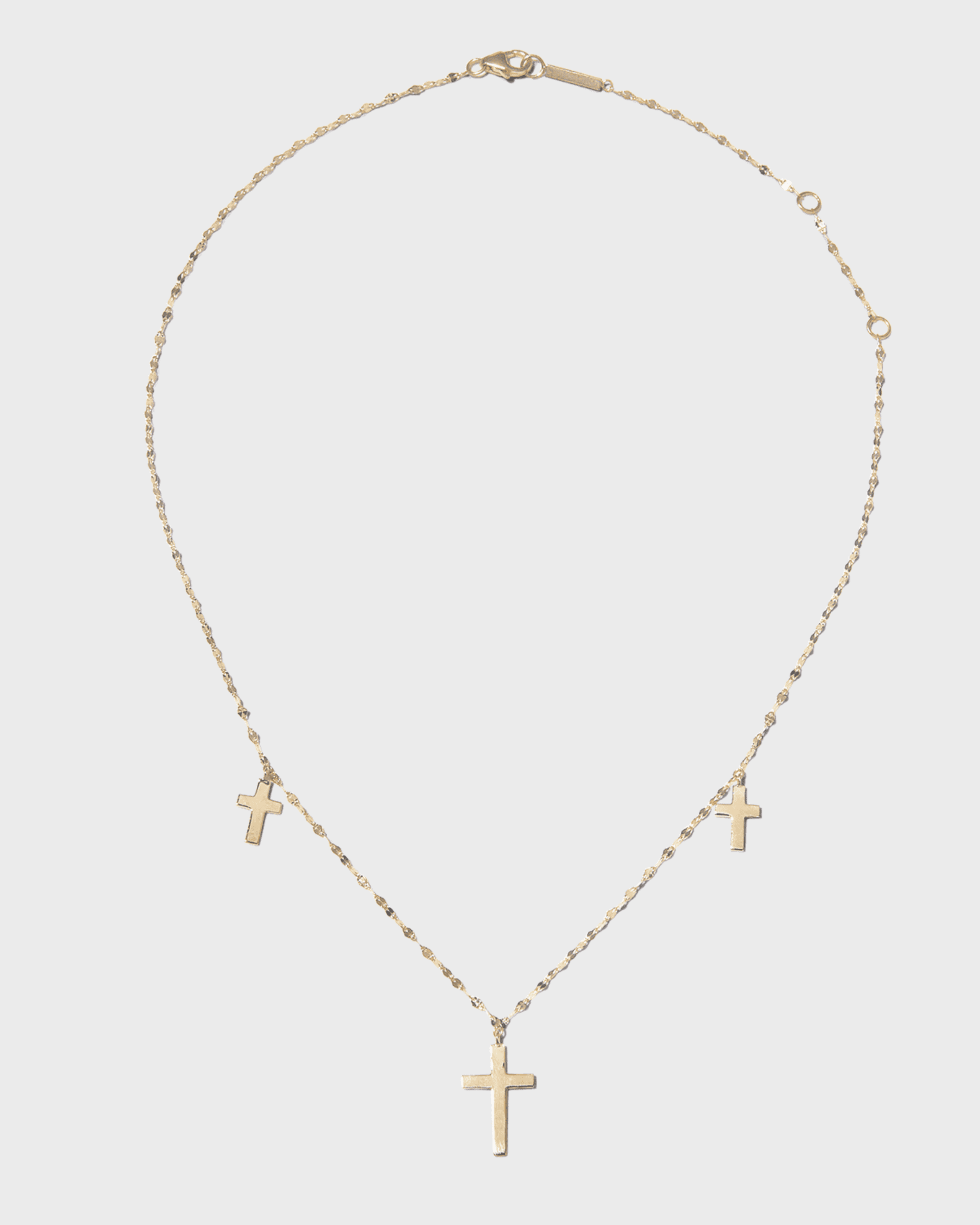 Triple cross necklace outlet