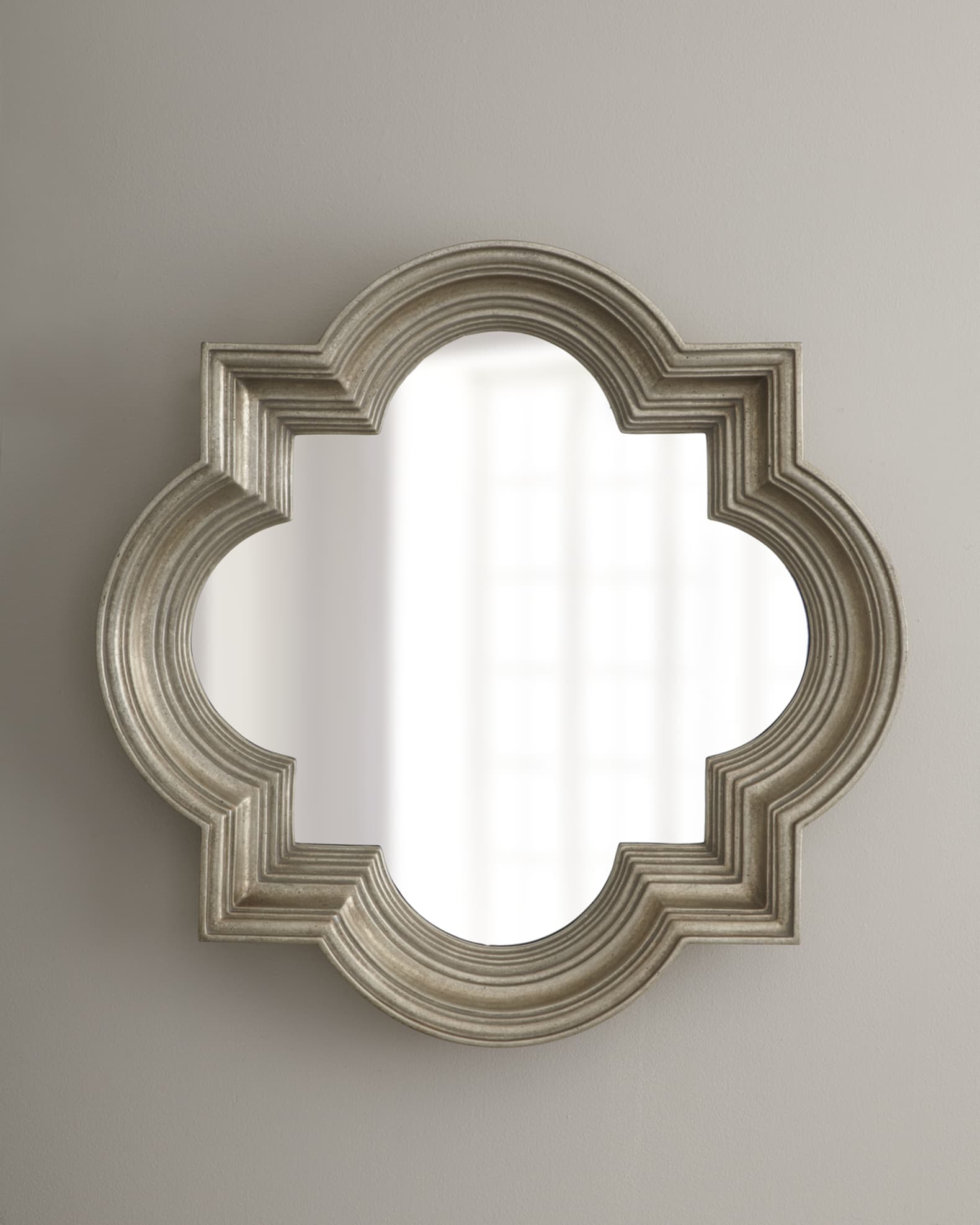 Quatrefoil mirror sale
