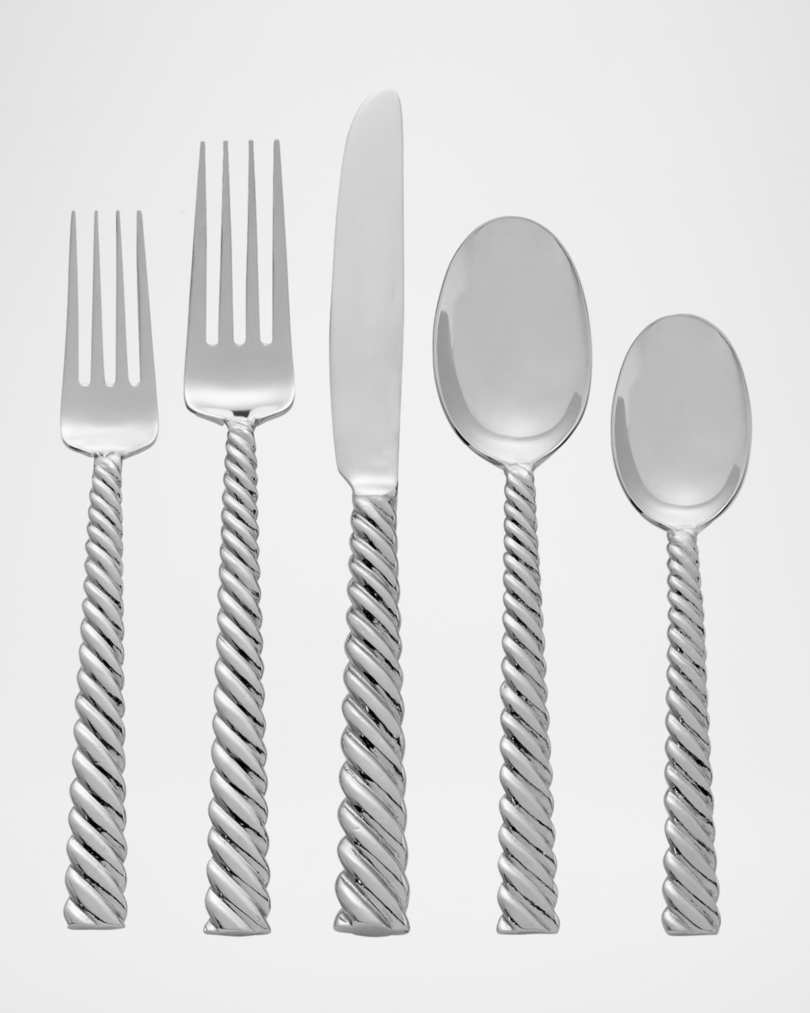 Twist 5-Piece Flatware Set 0