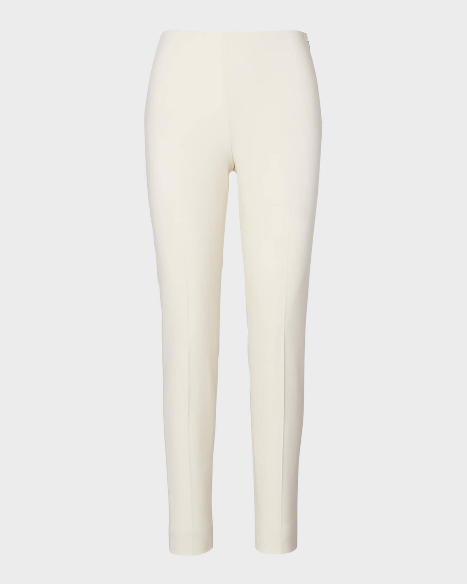 Ralph Lauren Collection Annie Straight-Leg Stretch-Wool Pants