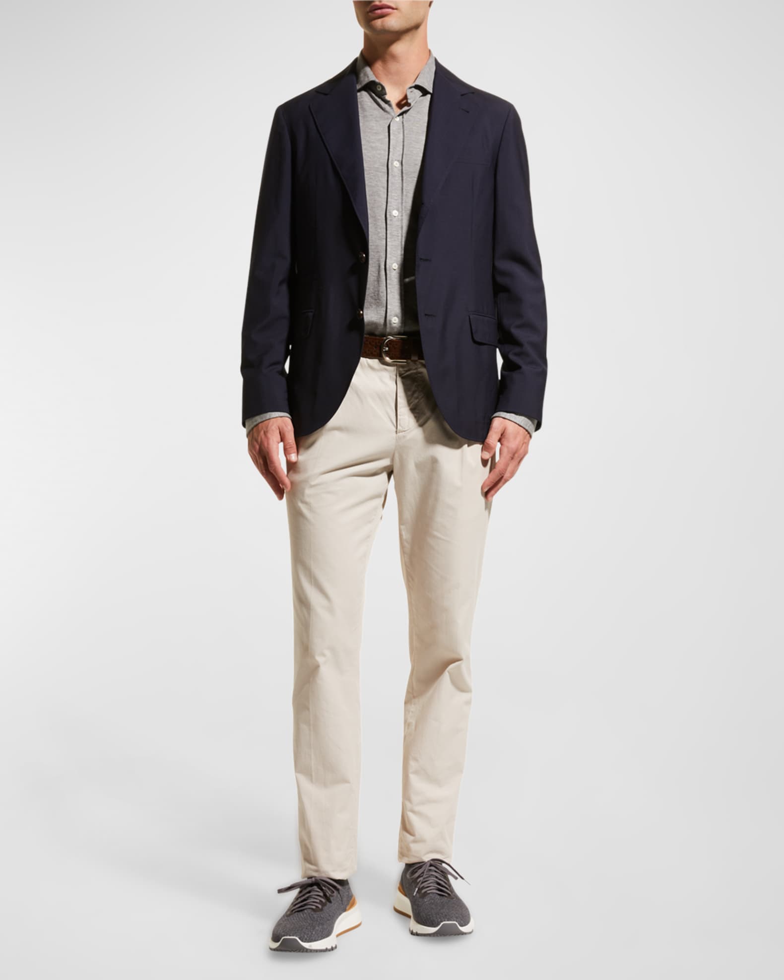 Brunello cucinelli travel blazer cheap