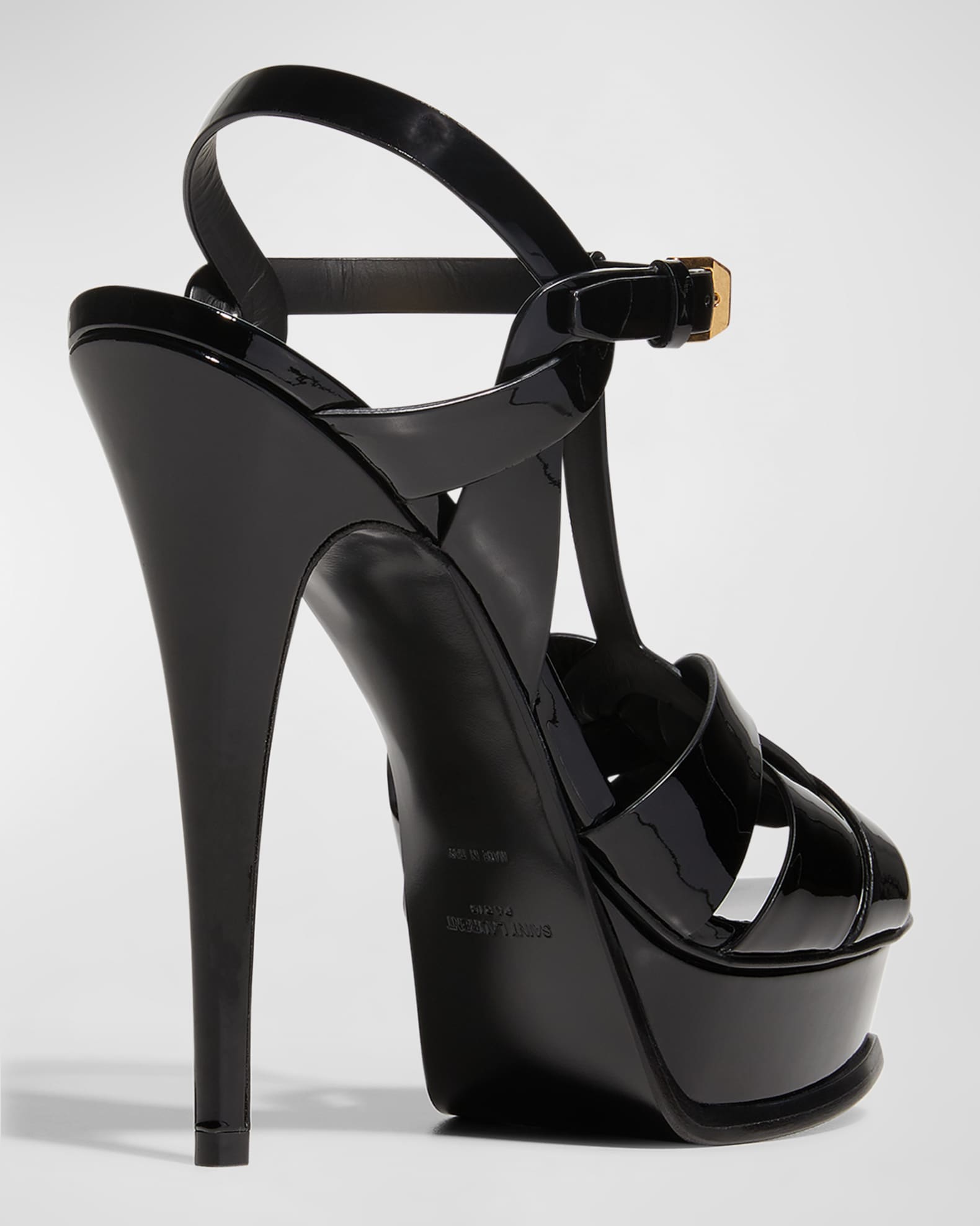 105mm Tribute Platform Sandals | Neiman Marcus