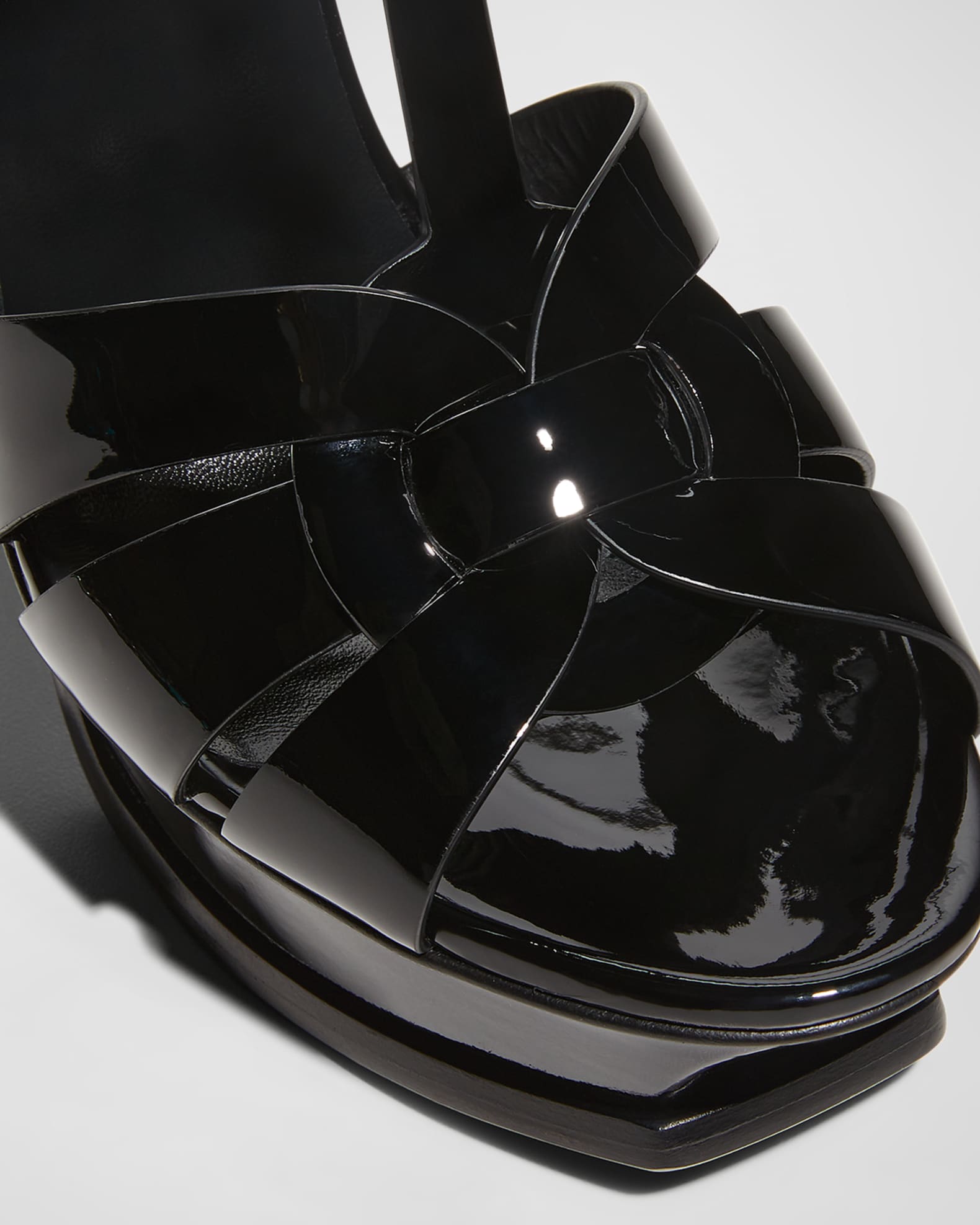 105mm Tribute Platform Sandals | Neiman Marcus