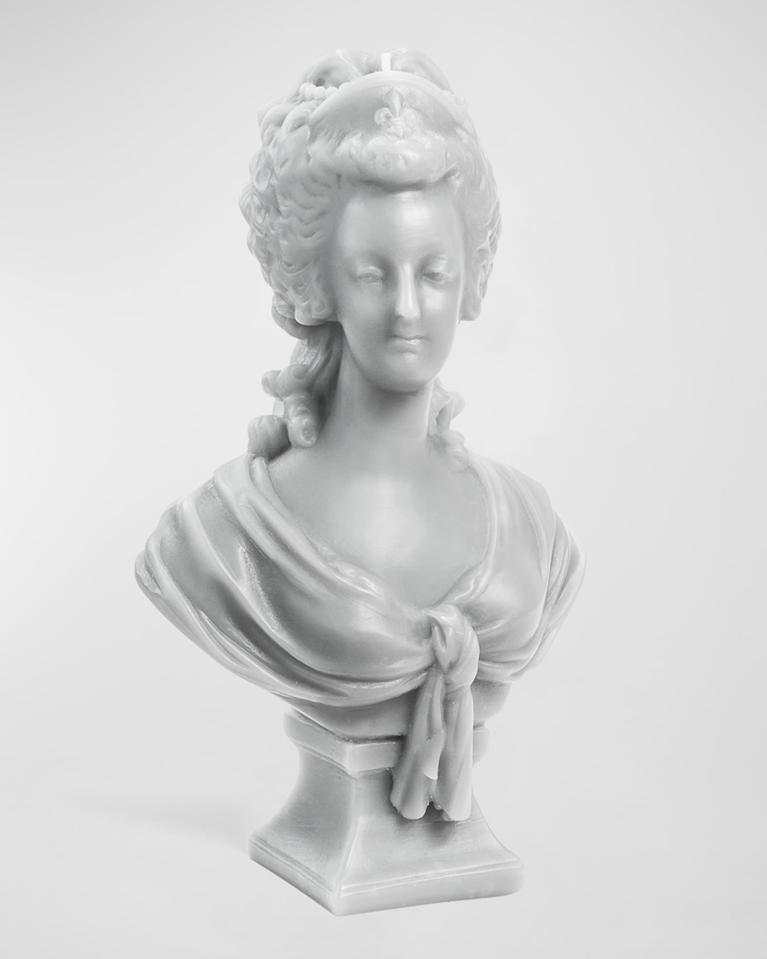 Trudon Marie-Antoinette Bust Candle - Gray | Neiman Marcus