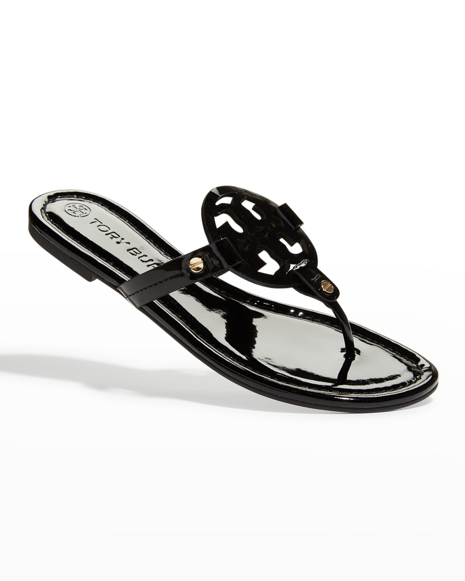 Tory Burch Miller Patent Leather Sandals | Neiman Marcus