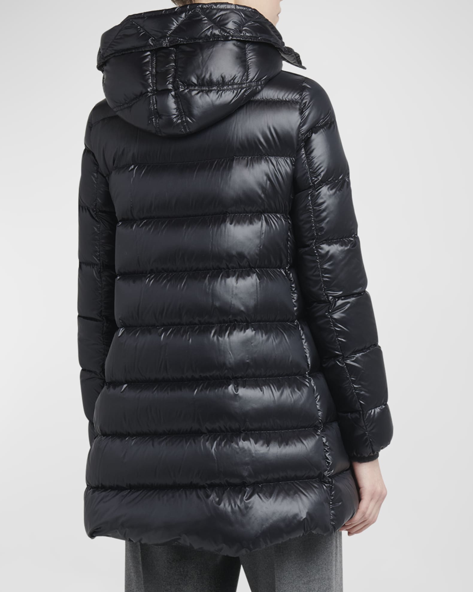 Suyen hooded long puffer coat clearance