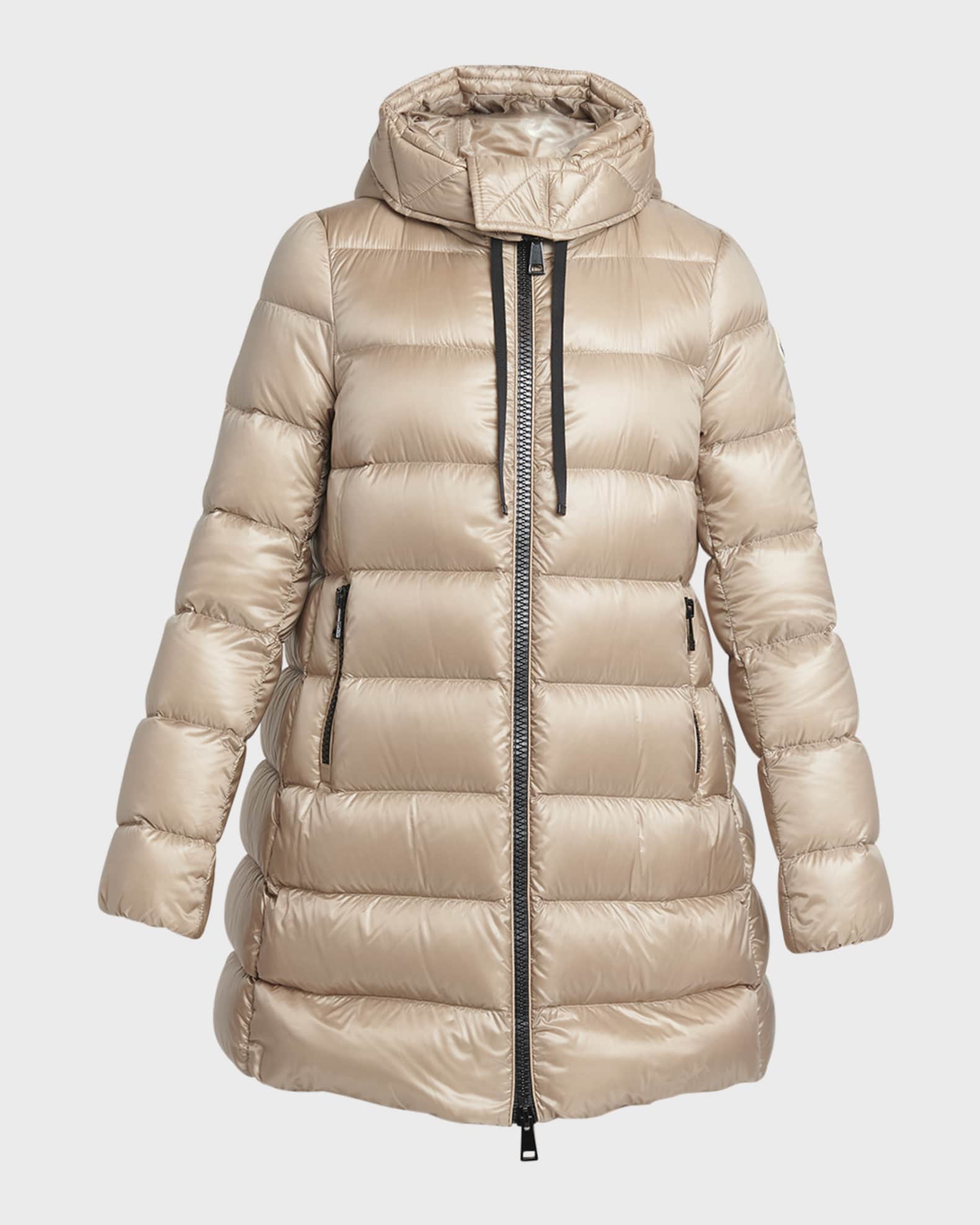 人気特価をすべて Moncler Marcus Neiman | Parka Hooded Nylon Quilted Down Suyen ダウンコート