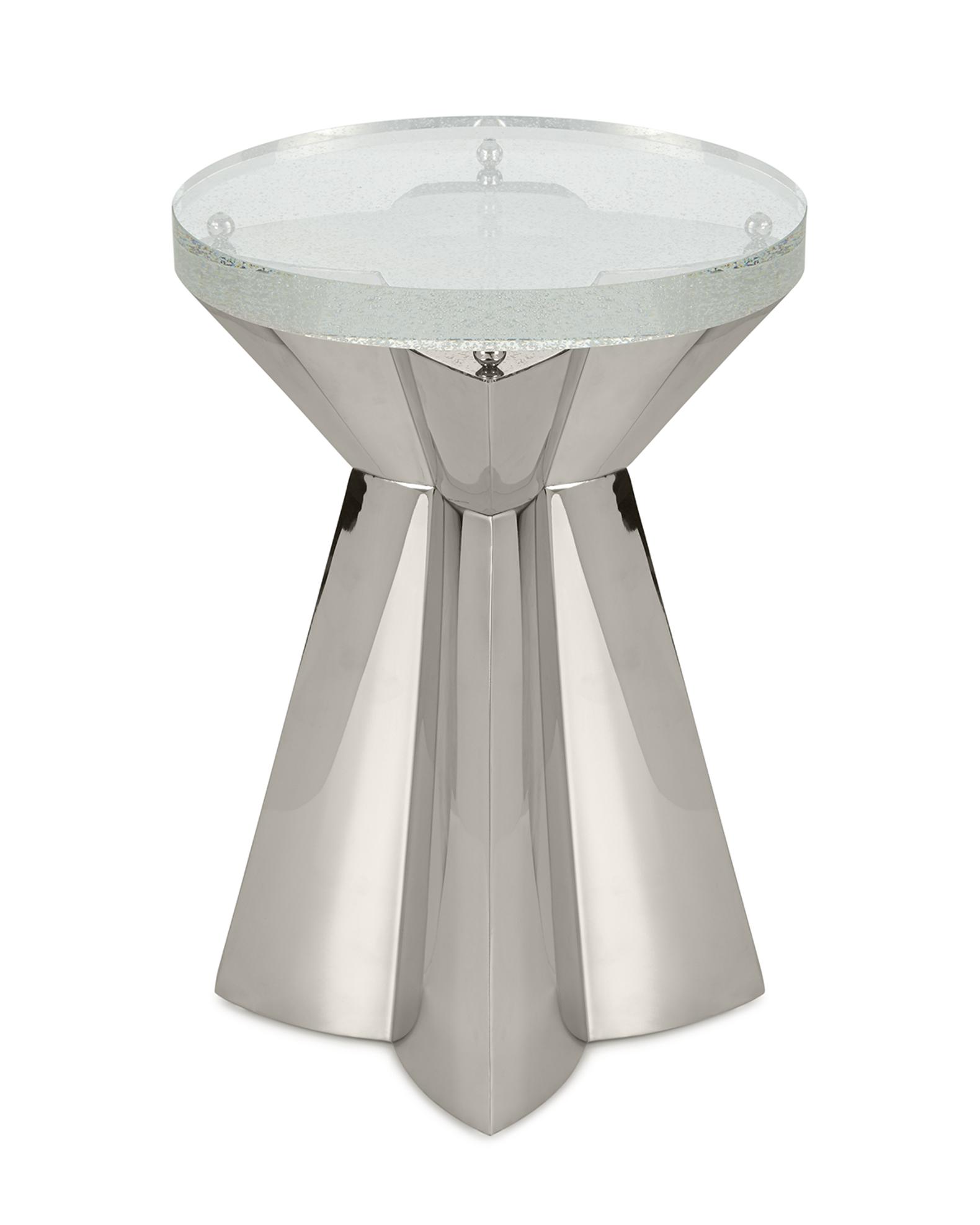 Bernhardt Interiors Anika Round Chairside Table | Neiman Marcus