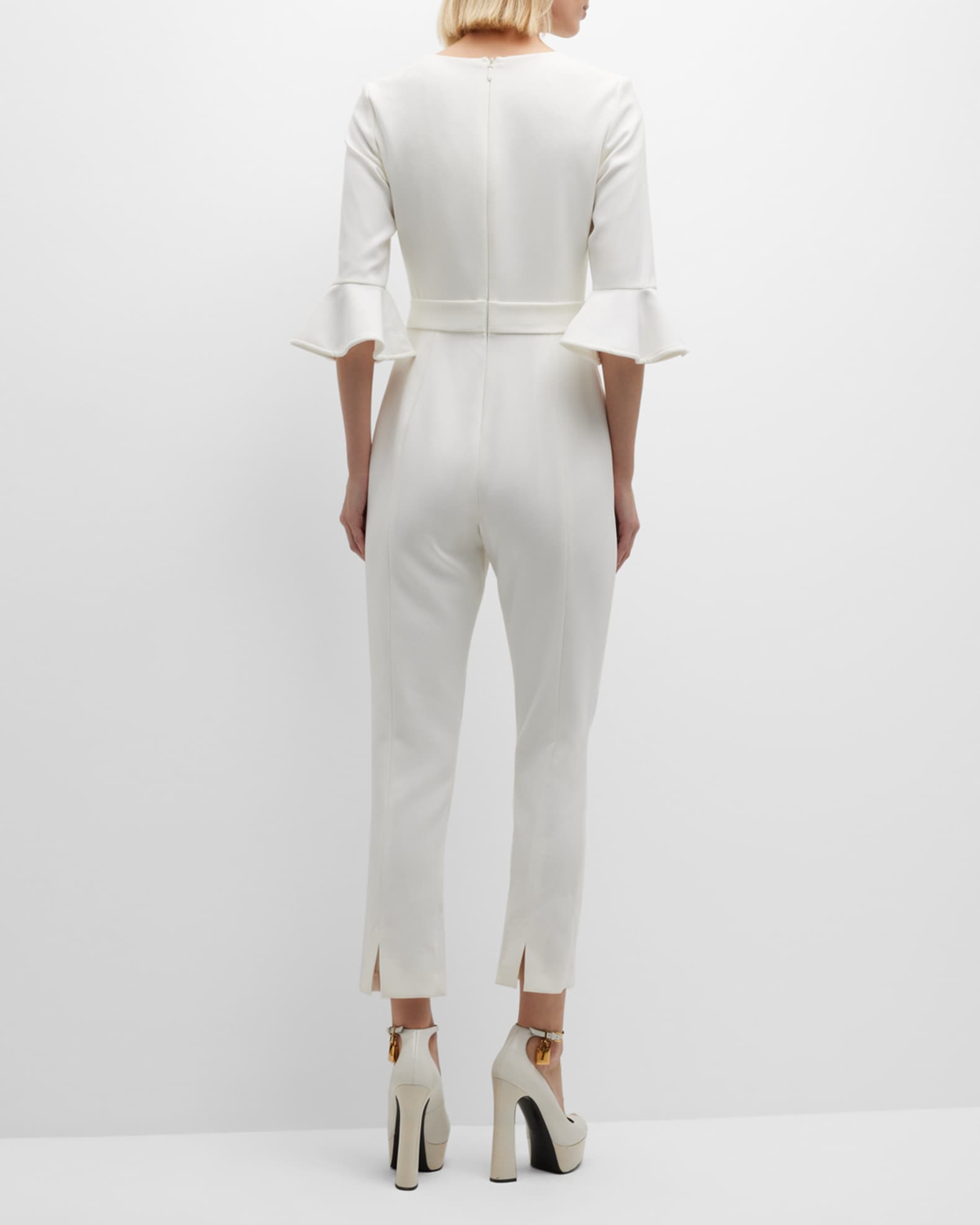 Brooklyn 3 4 Bell Sleeve Jumpsuit