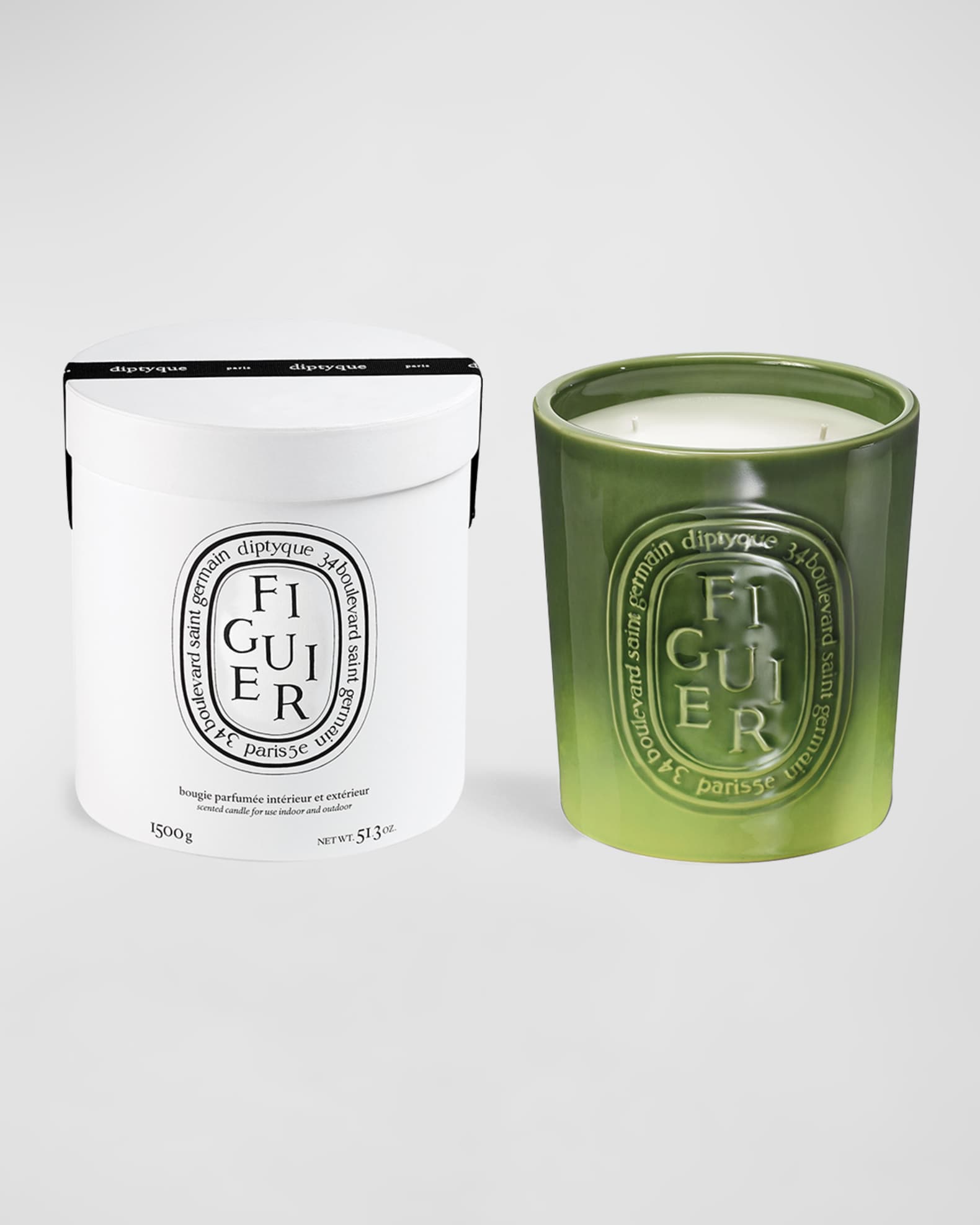 DIPTYQUE Figuier (Fig) Scented Indoor & Outdoor Candle, 51.3 oz. | Neiman Marcus