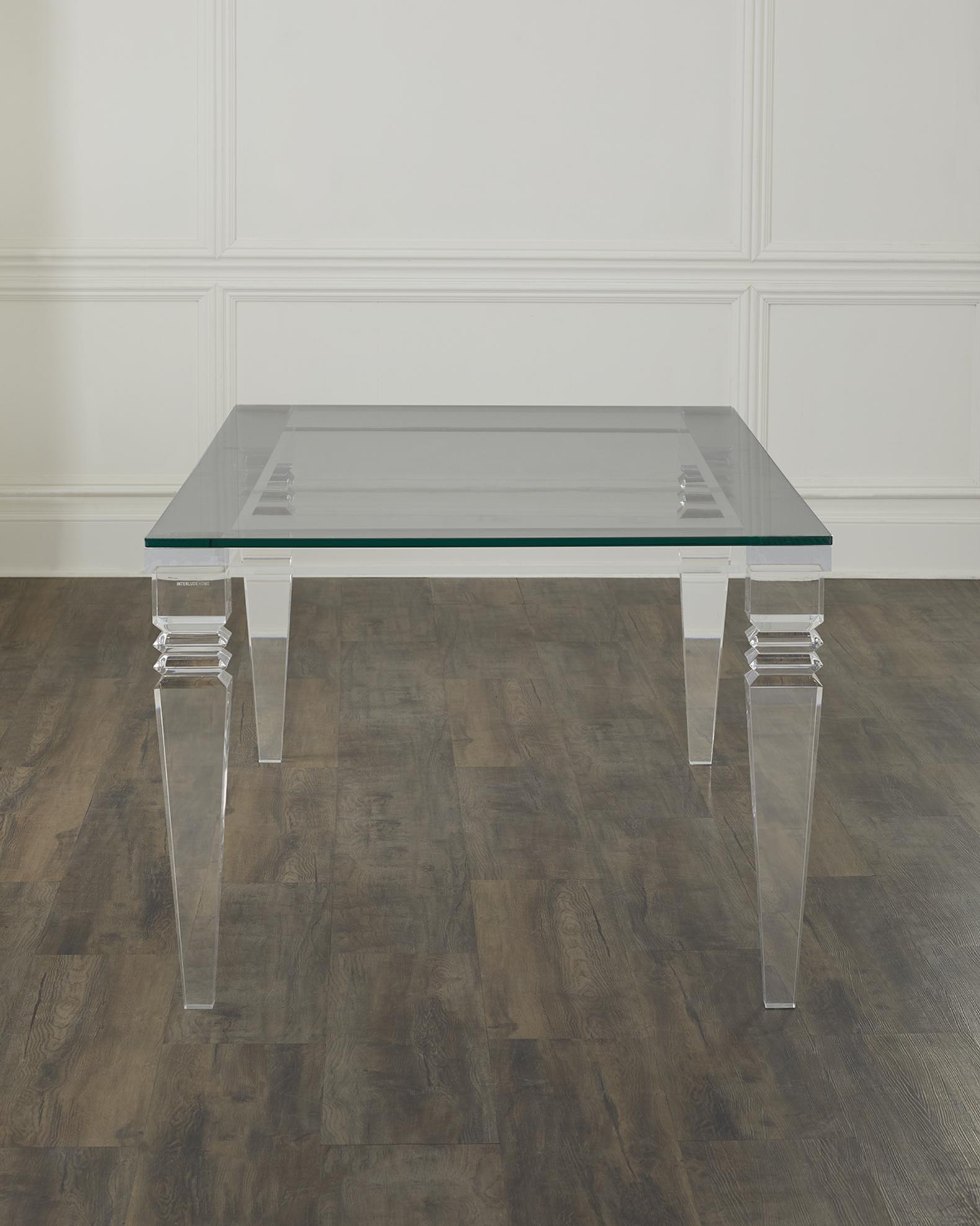 Interlude Home Christelle Acrylic Dining Table | Neiman Marcus