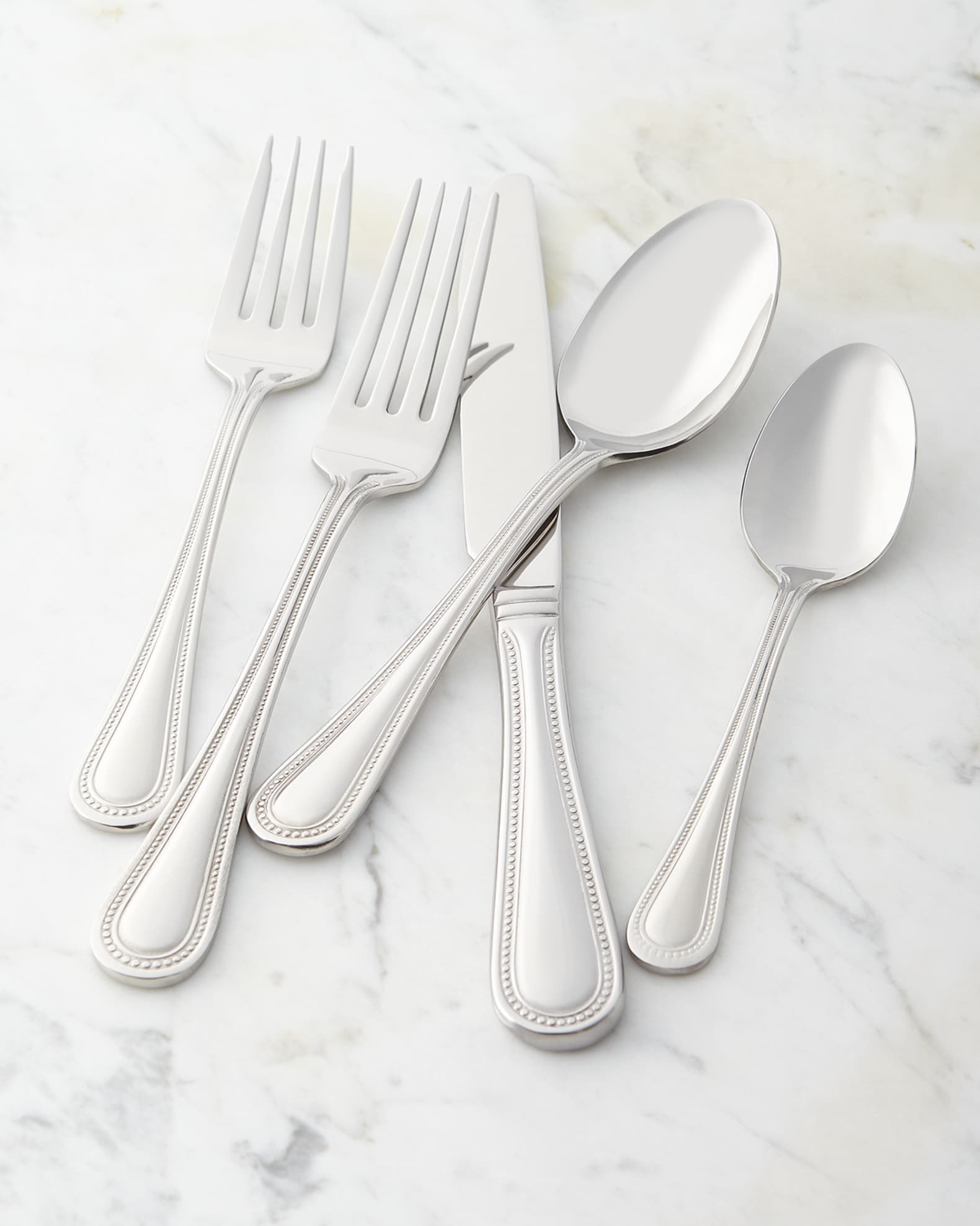 Euro Beads Flatware Collection Neiman Marcus