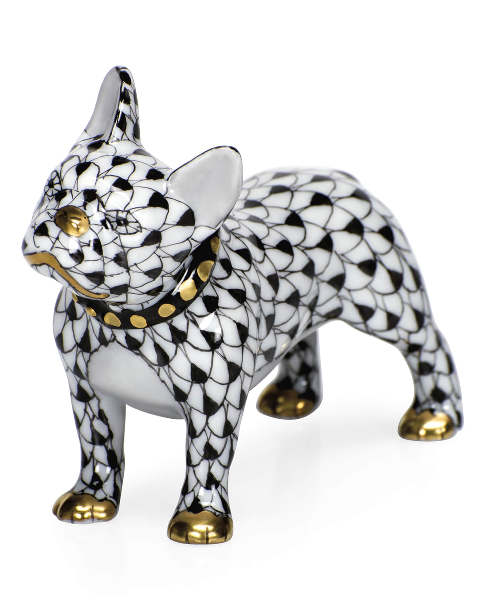 Herend Frenchie Dog Figurine Neiman Marcus