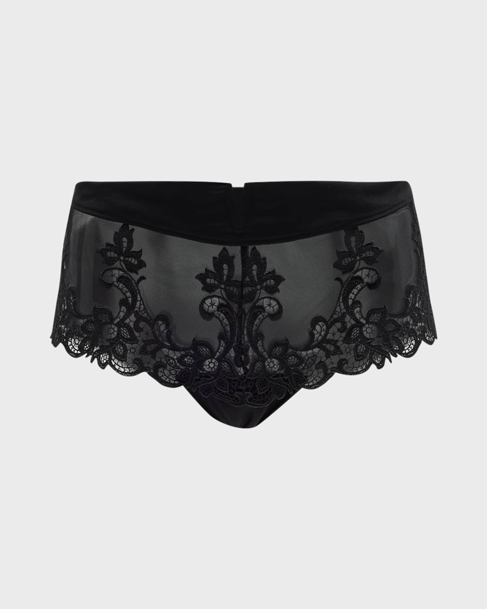 Saga Tattoo Lace Boyshorts 0