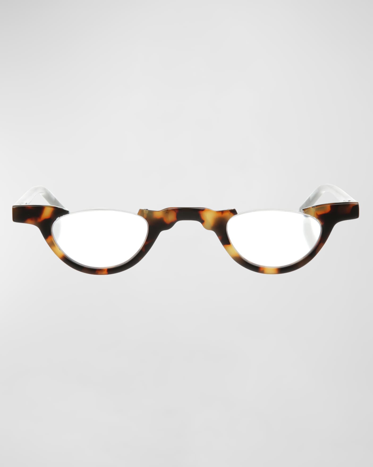 Topless Semi-Rimless Acetate Readers 1