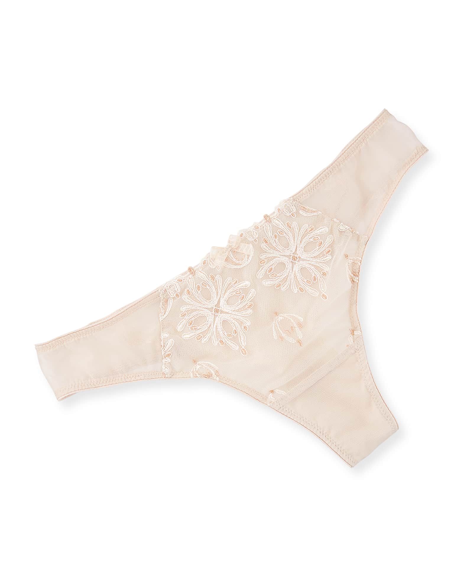 Chantelle Champs Elysees Lace Thong Neiman Marcus