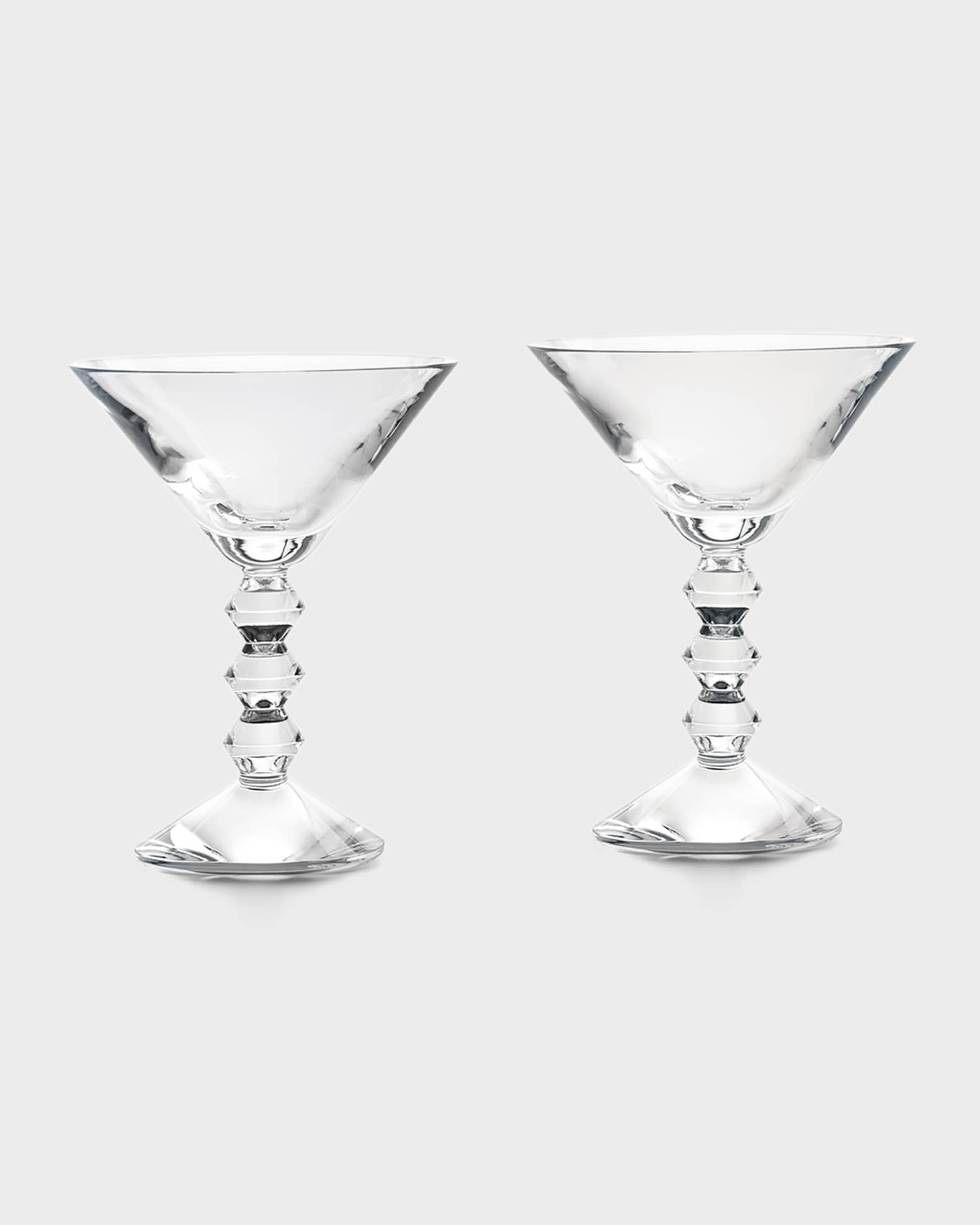 Baccarat Vega Martini Glasses, Set of Two | Neiman Marcus