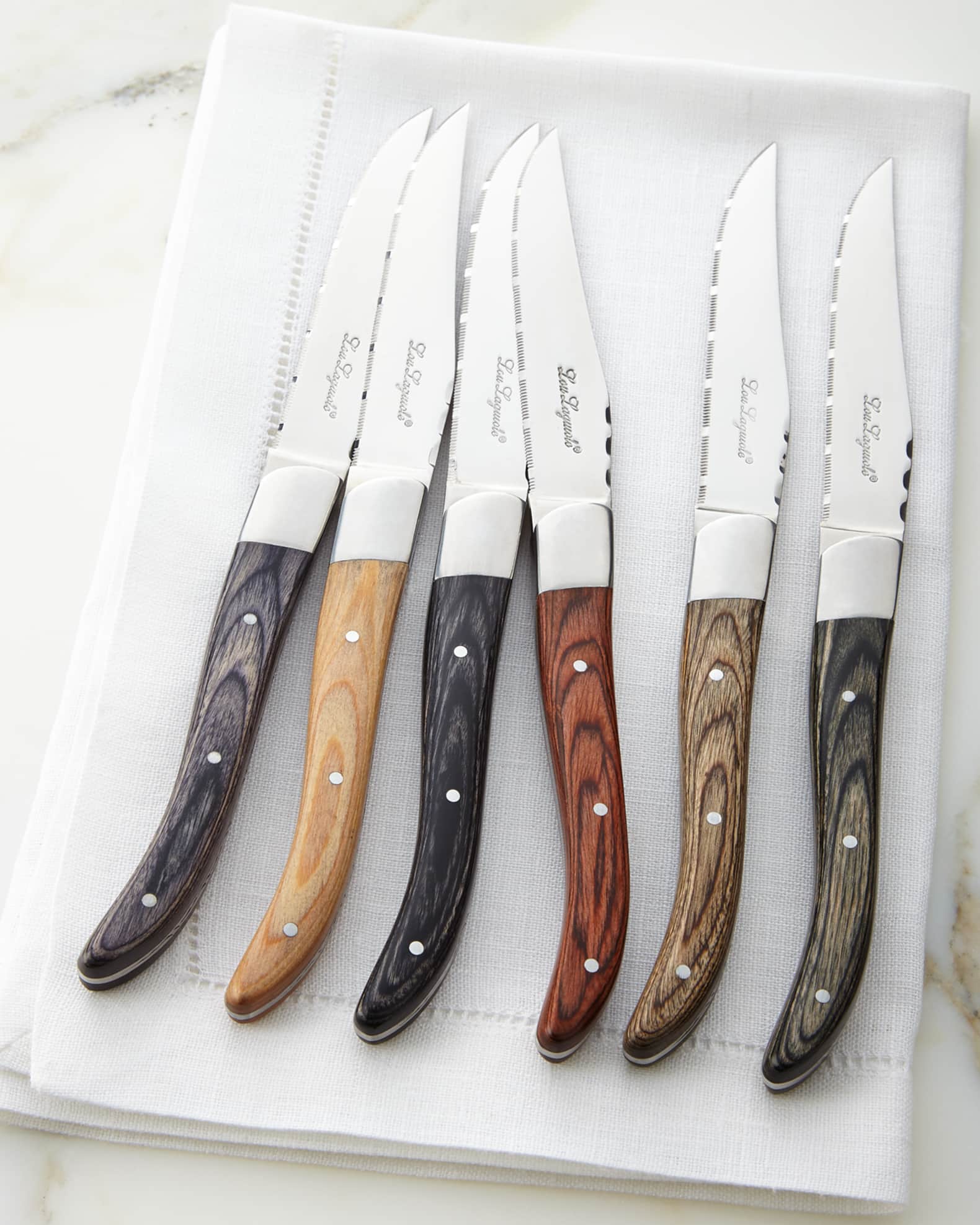 Couzon Lou Laguiole Louis Steak Knives, Set of 6 Neiman Marcus