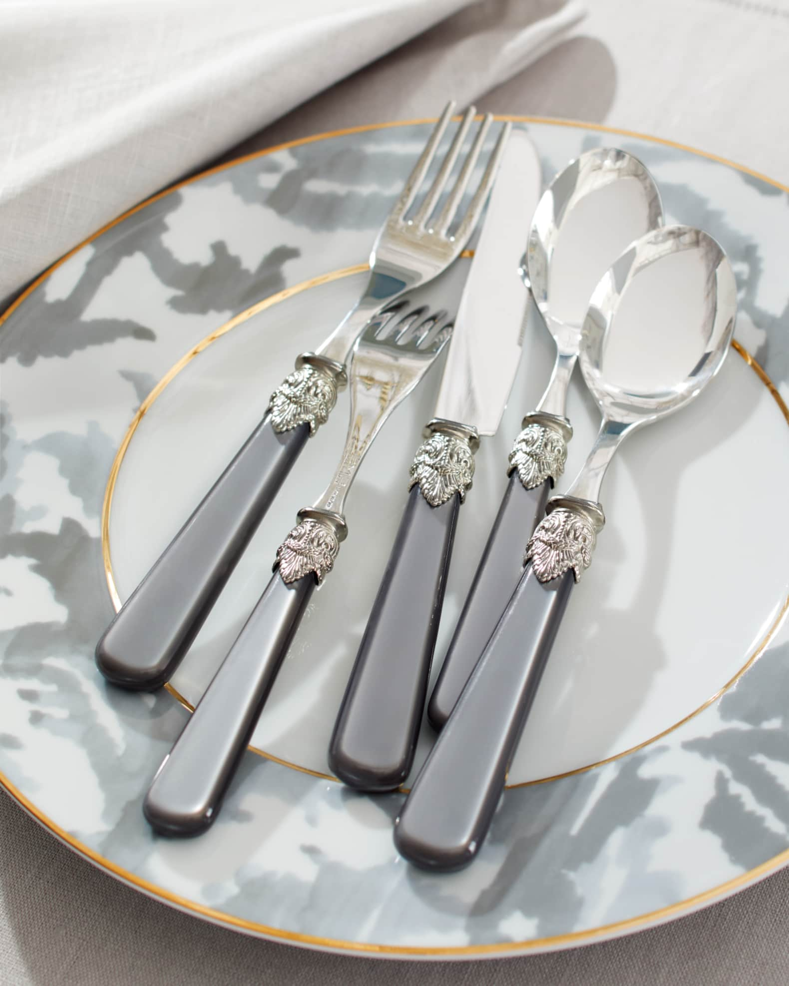 Nomad Black 20-Piece Flatware Set